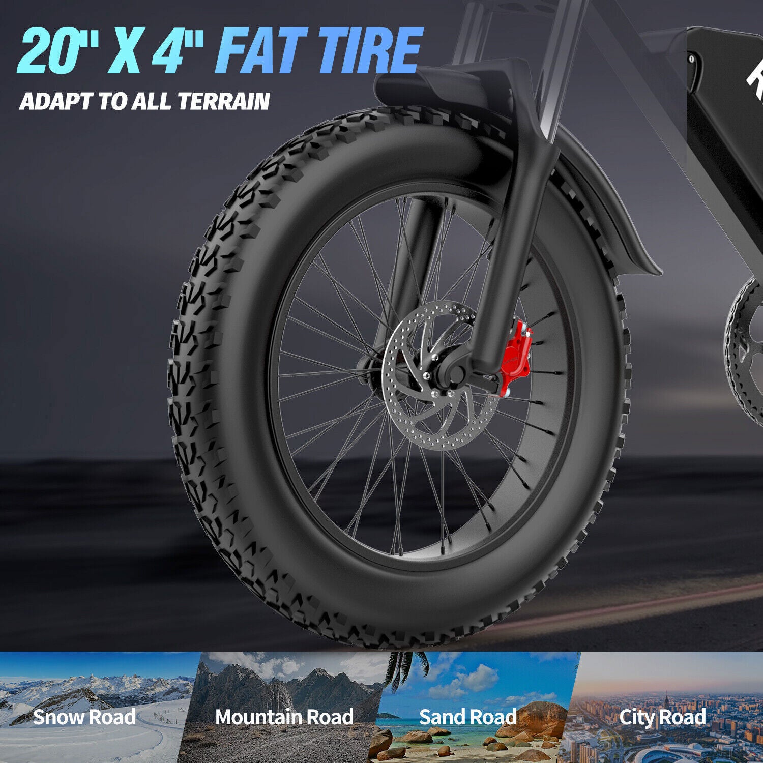 Ridstar Q20 Pro Dual Motor 2000W Retro Ebike