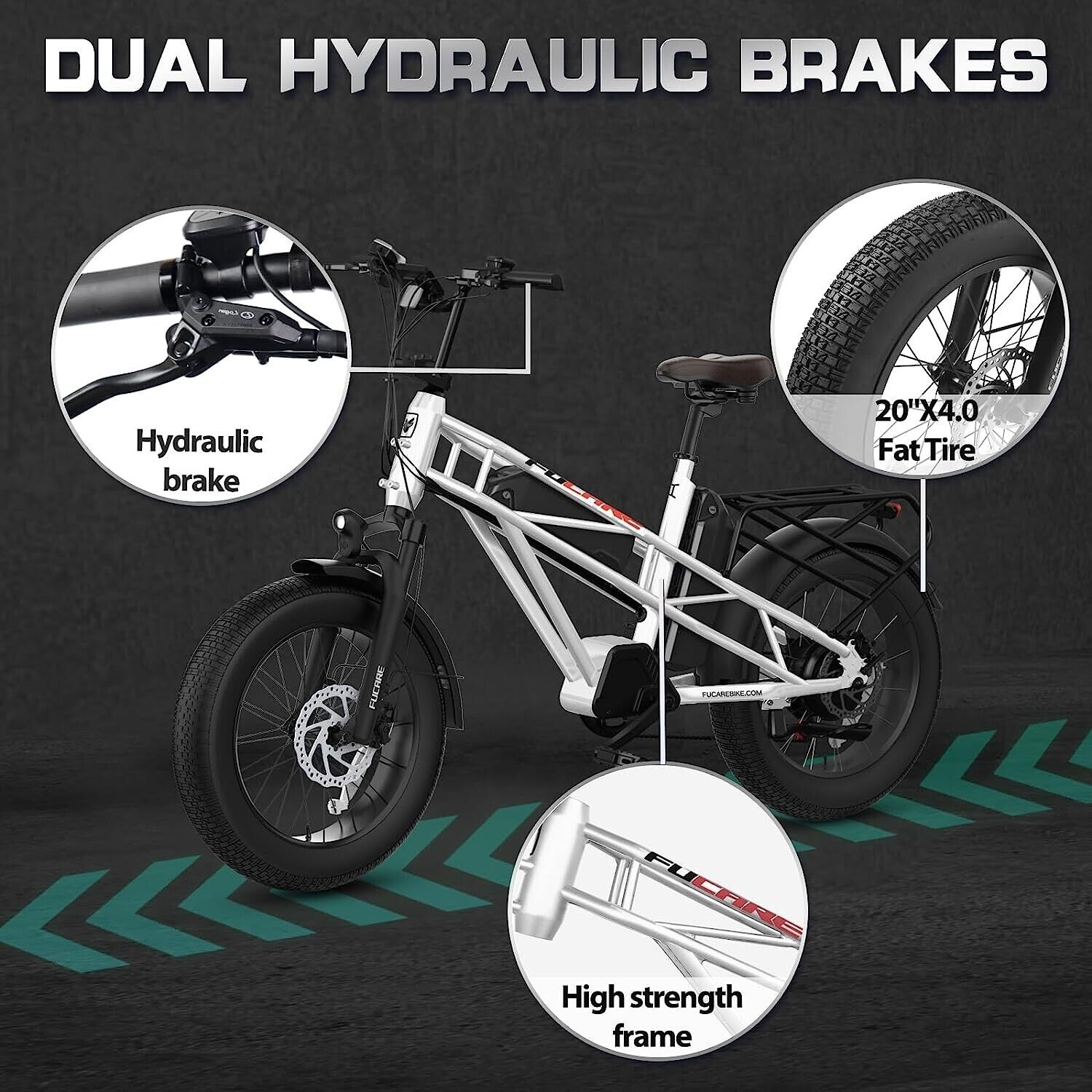 Fucare Gemini X 1000W Dual Battery Ebike (Pre-Order, clearing customs now)