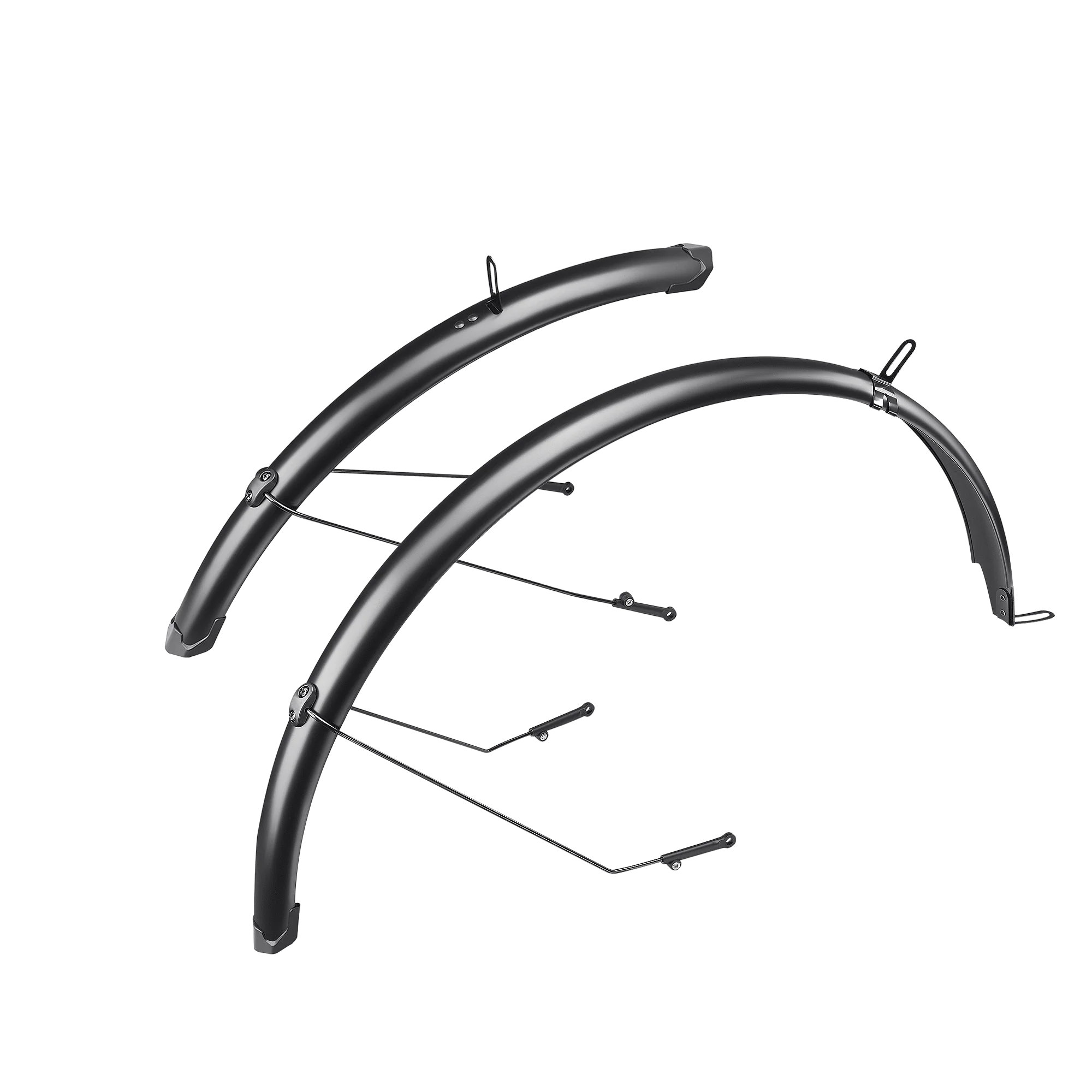Velotric Tempo fenders in black — front and rear mud guards with mounting stays