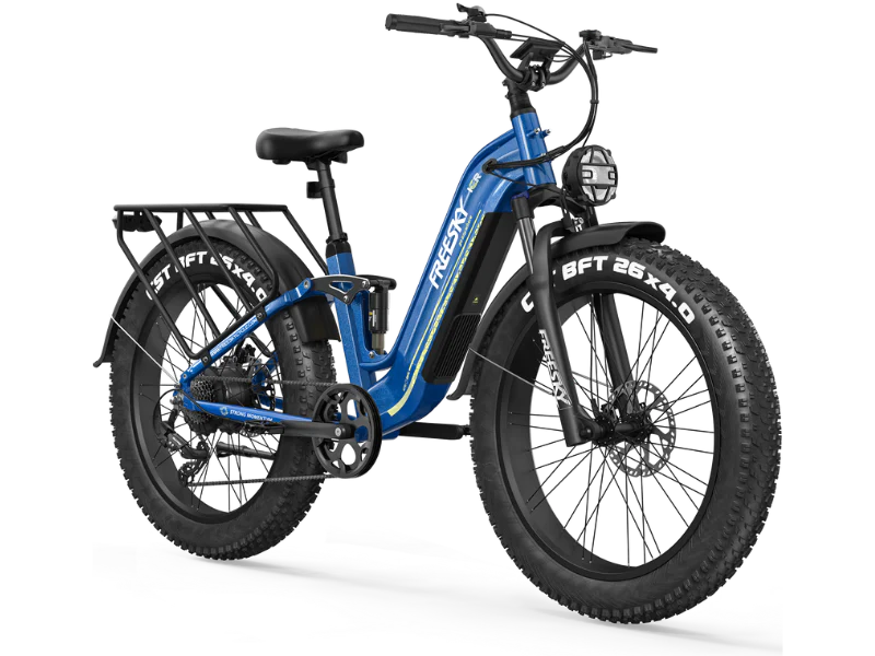 FREESKY Wild Cat Ultra A-340 – Full Suspension Step-Thru Fat Tire eBike (48V 25Ah)