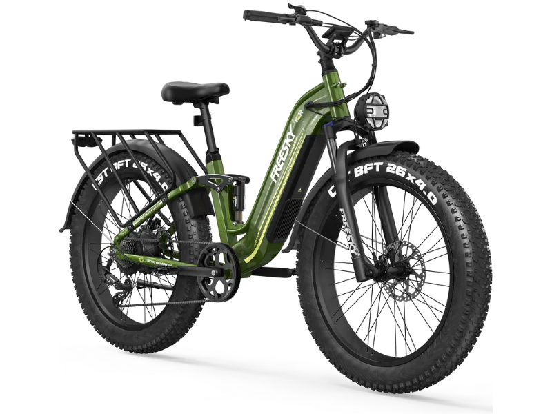 FREESKY Wild Cat Ultra A-340 – Full Suspension Step-Thru Fat Tire eBike (48V 25Ah)