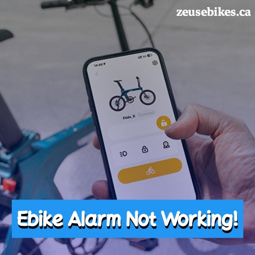 Ebike alarm not working