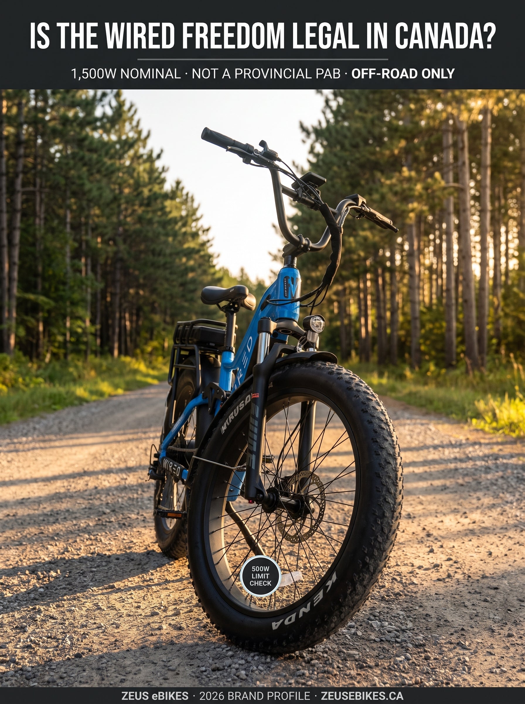 Wired Freedom eBike Canada — verified brand profile 2026 · Zeus eBikes