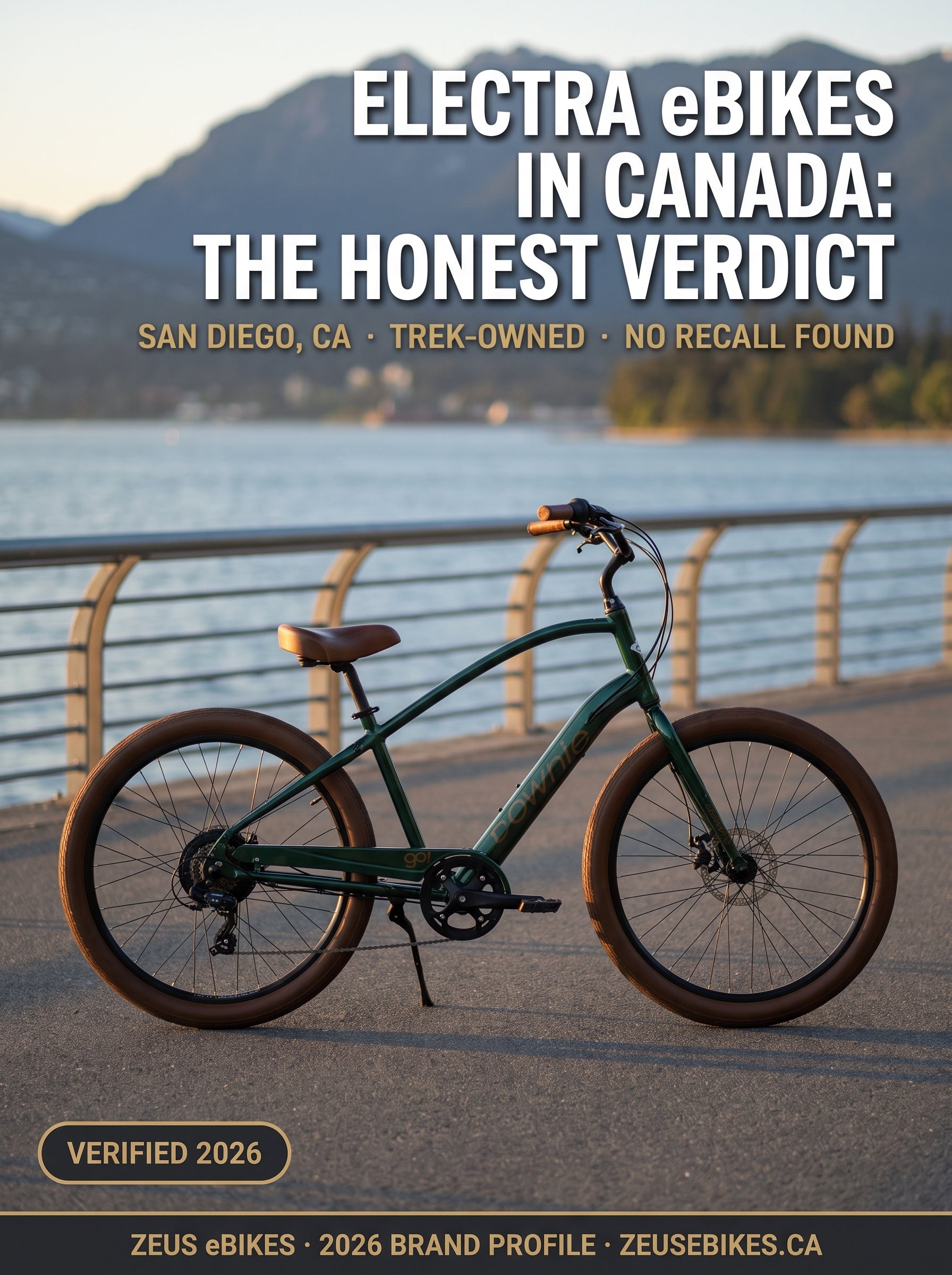 Electra eBikes Canada — verified brand profile 2026 · Zeus eBikes