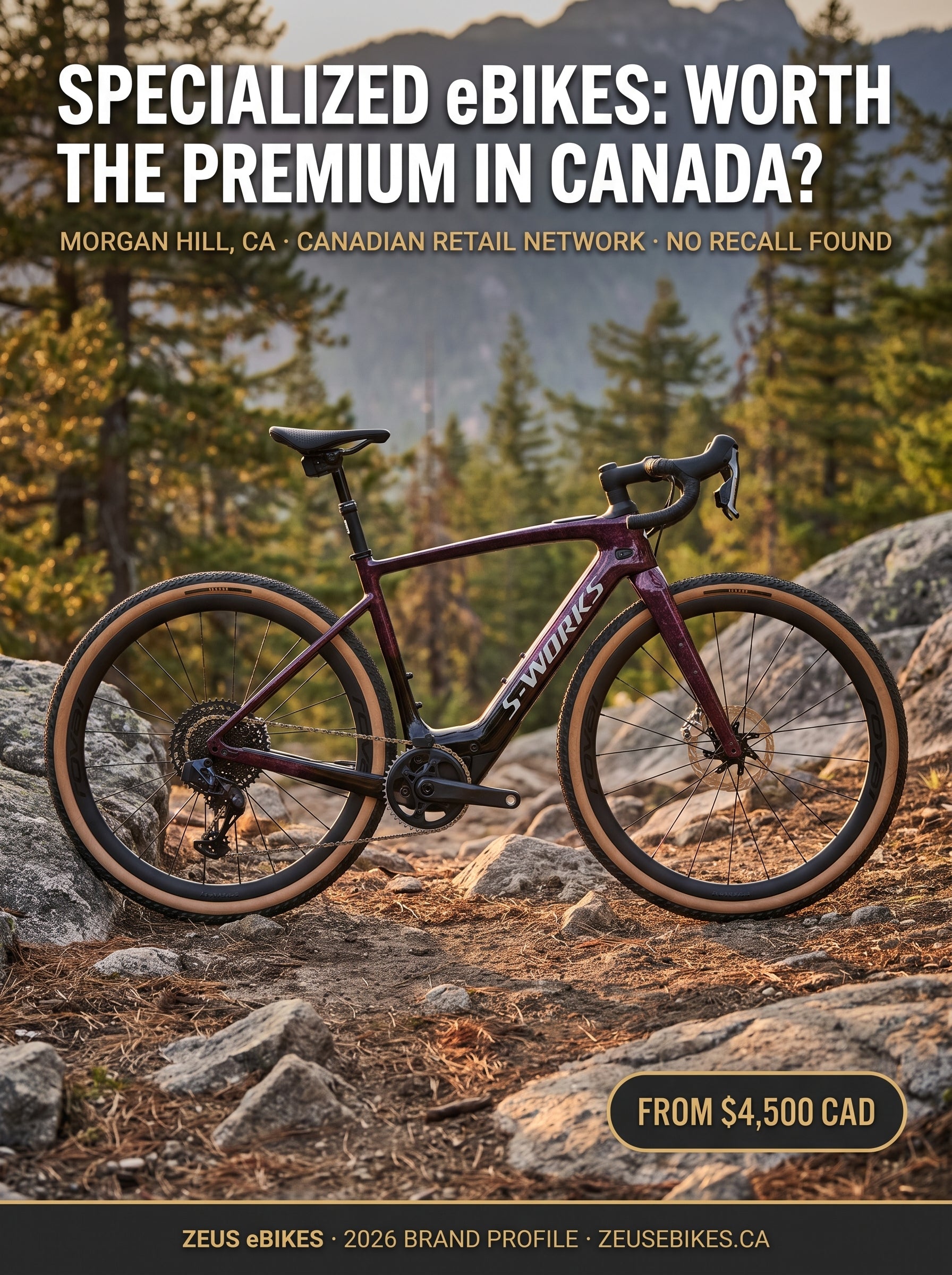 Specialized eBikes Canada — verified brand profile 2026 · Zeus eBikes