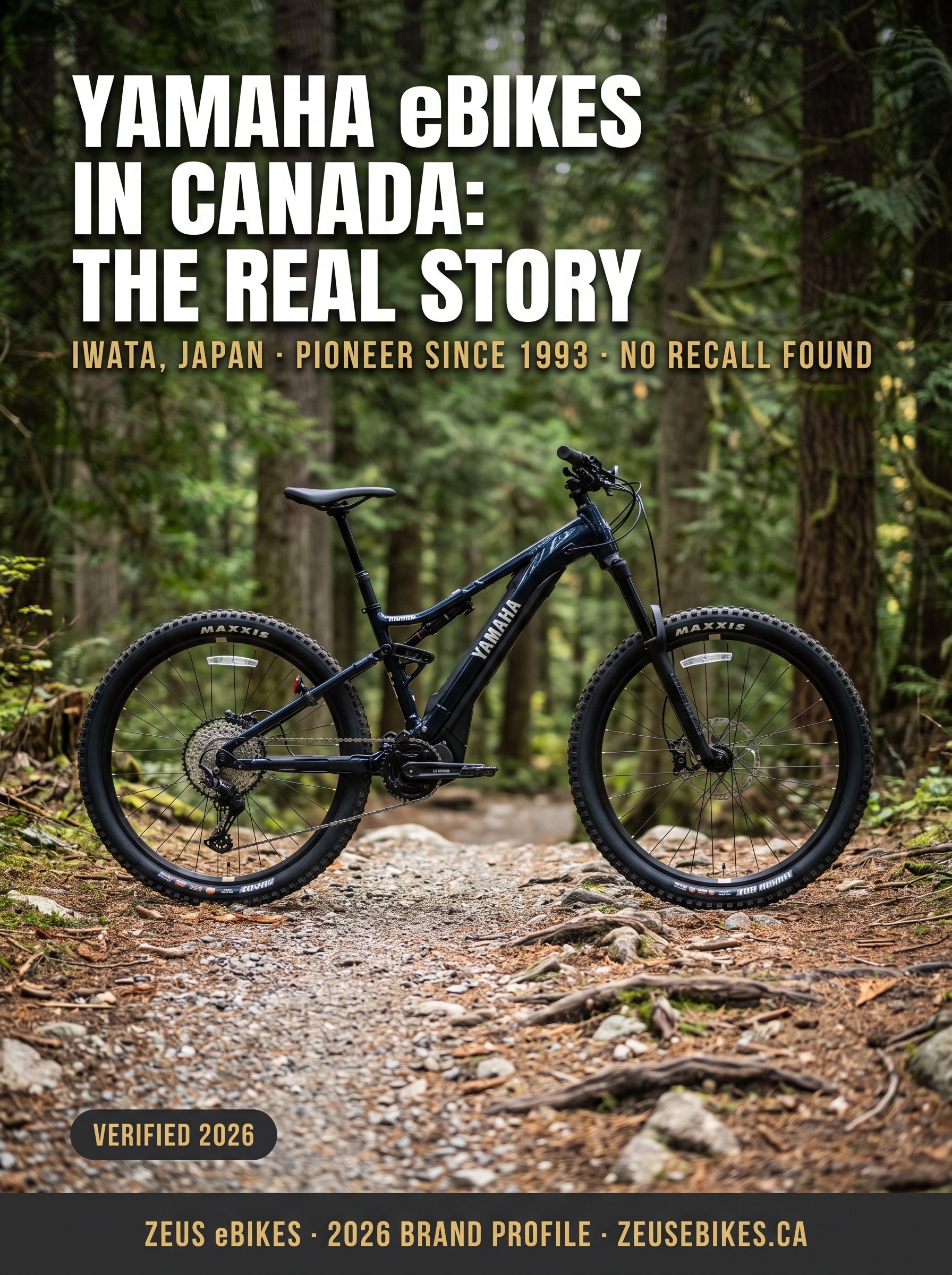 Yamaha eBikes Canada — verified brand profile 2026 · Zeus eBikes