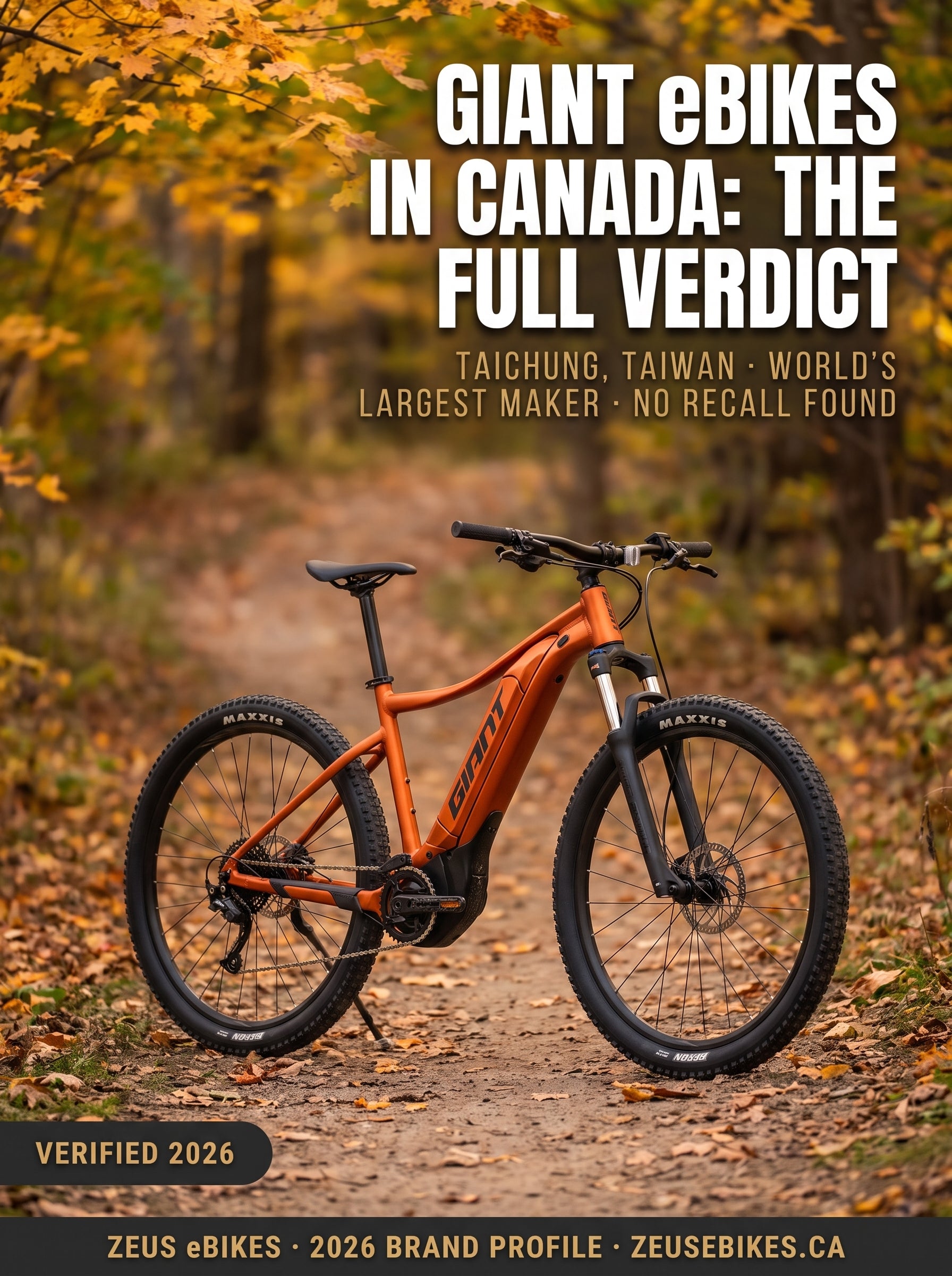 Giant eBikes Canada — verified brand profile 2026 · Zeus eBikes