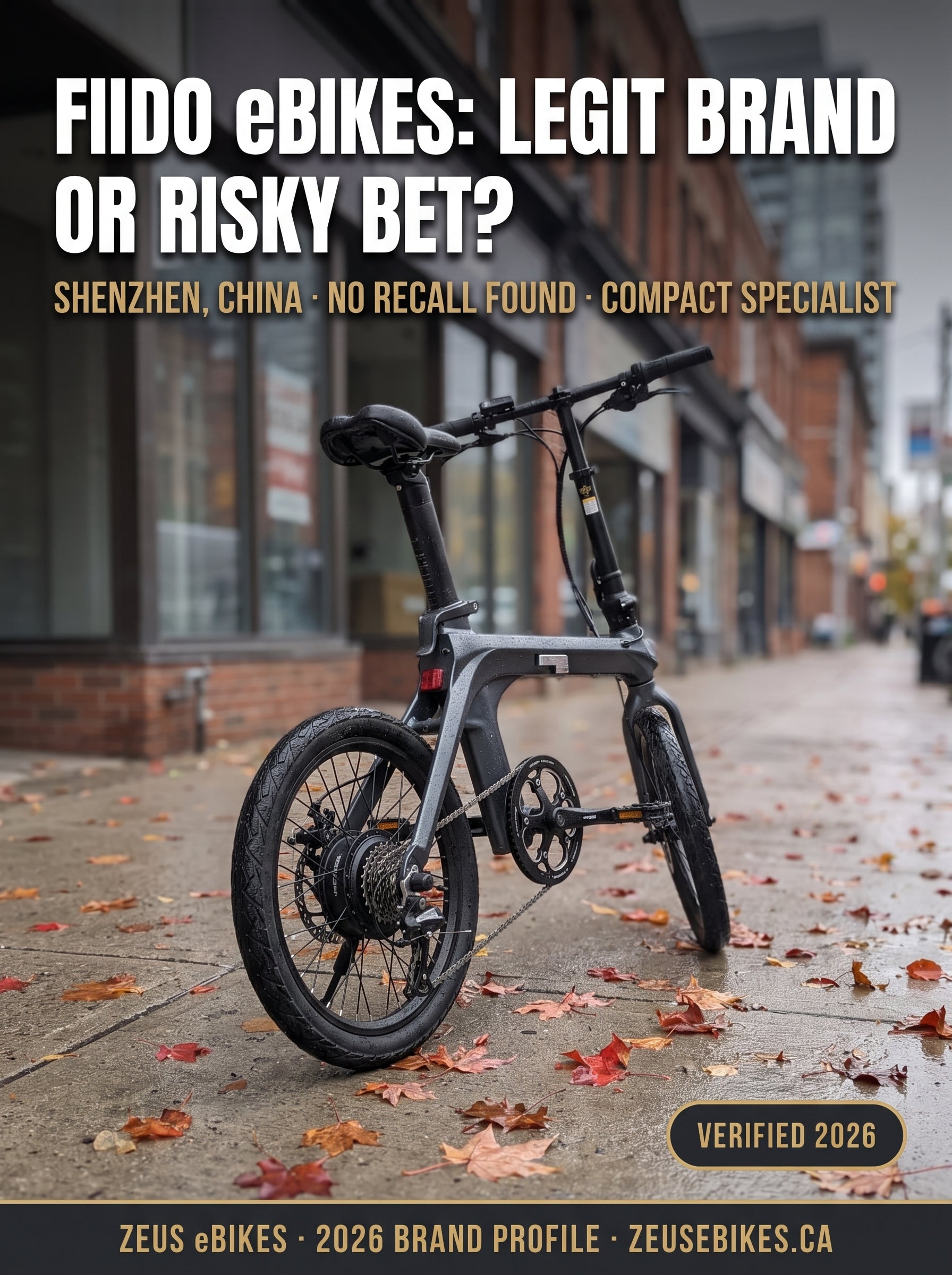 Fiido eBikes Canada — verified brand profile 2026 · Zeus eBikes