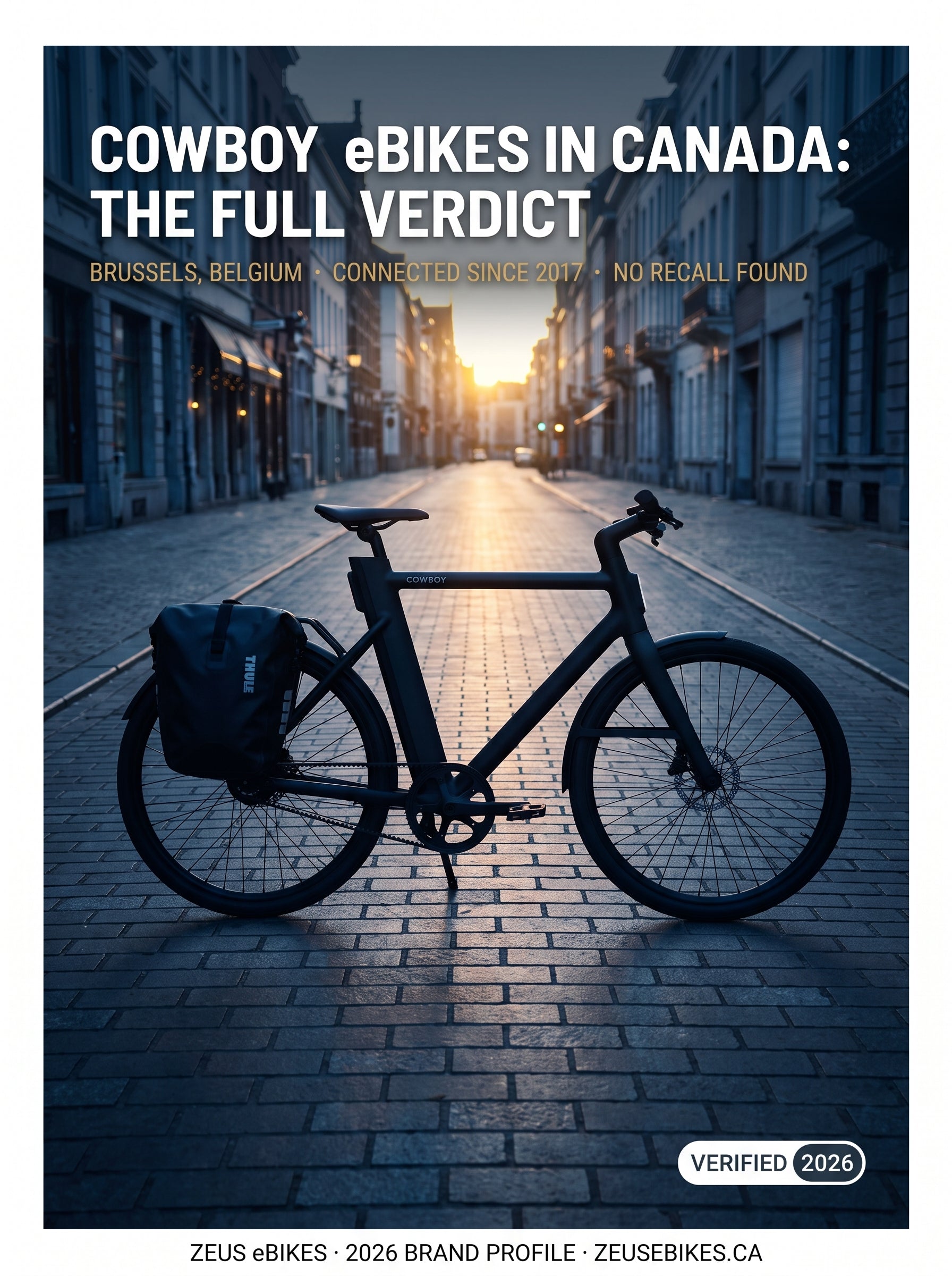 Cowboy eBike Canada 2026 — verified Belgian brand review, availability reality, honest verdict