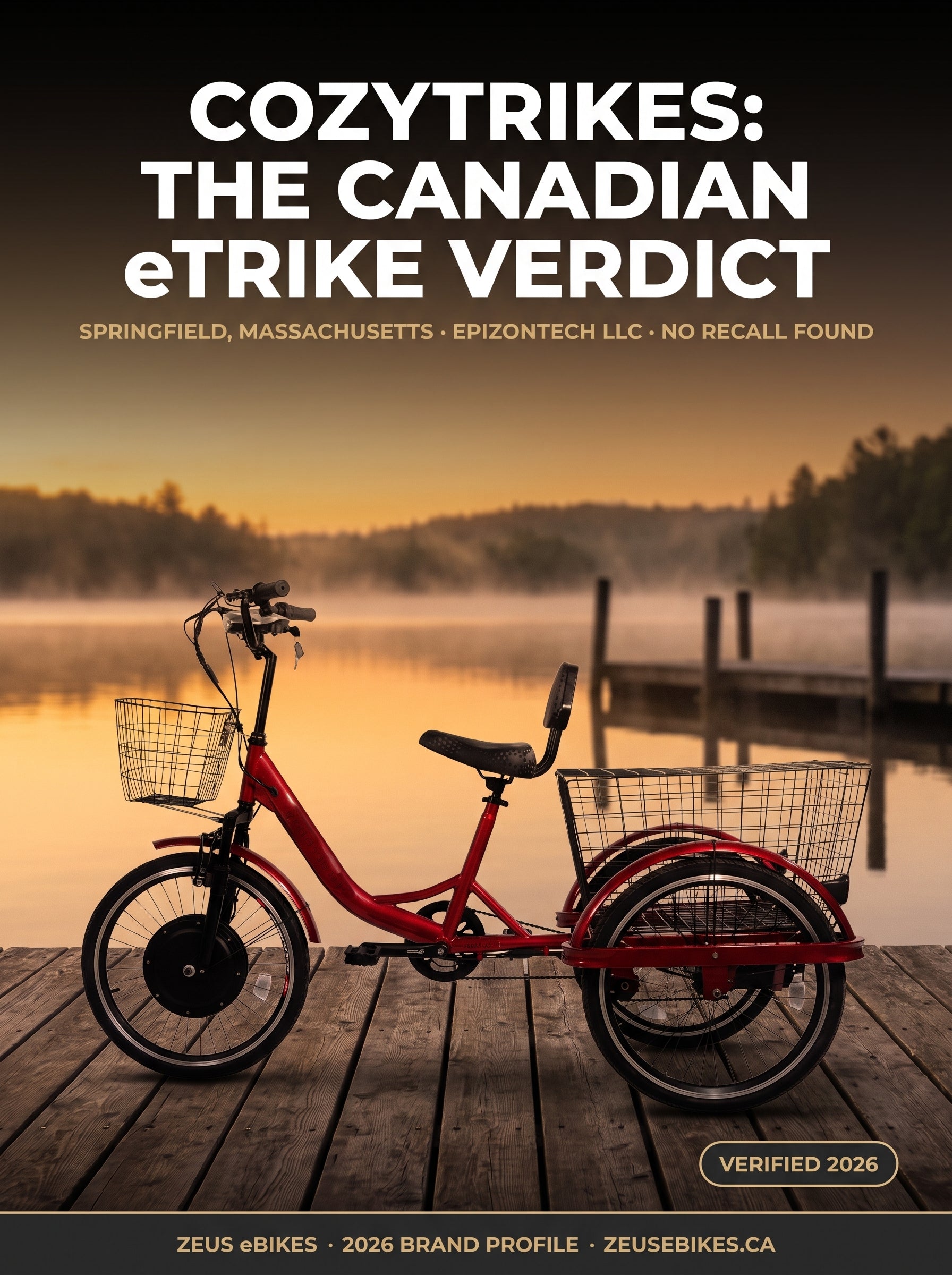 Zeus eBikes verified brand profile of Cozytrikes Canada 2026 — ownership, warranty reality, safety record, and sourced verdict