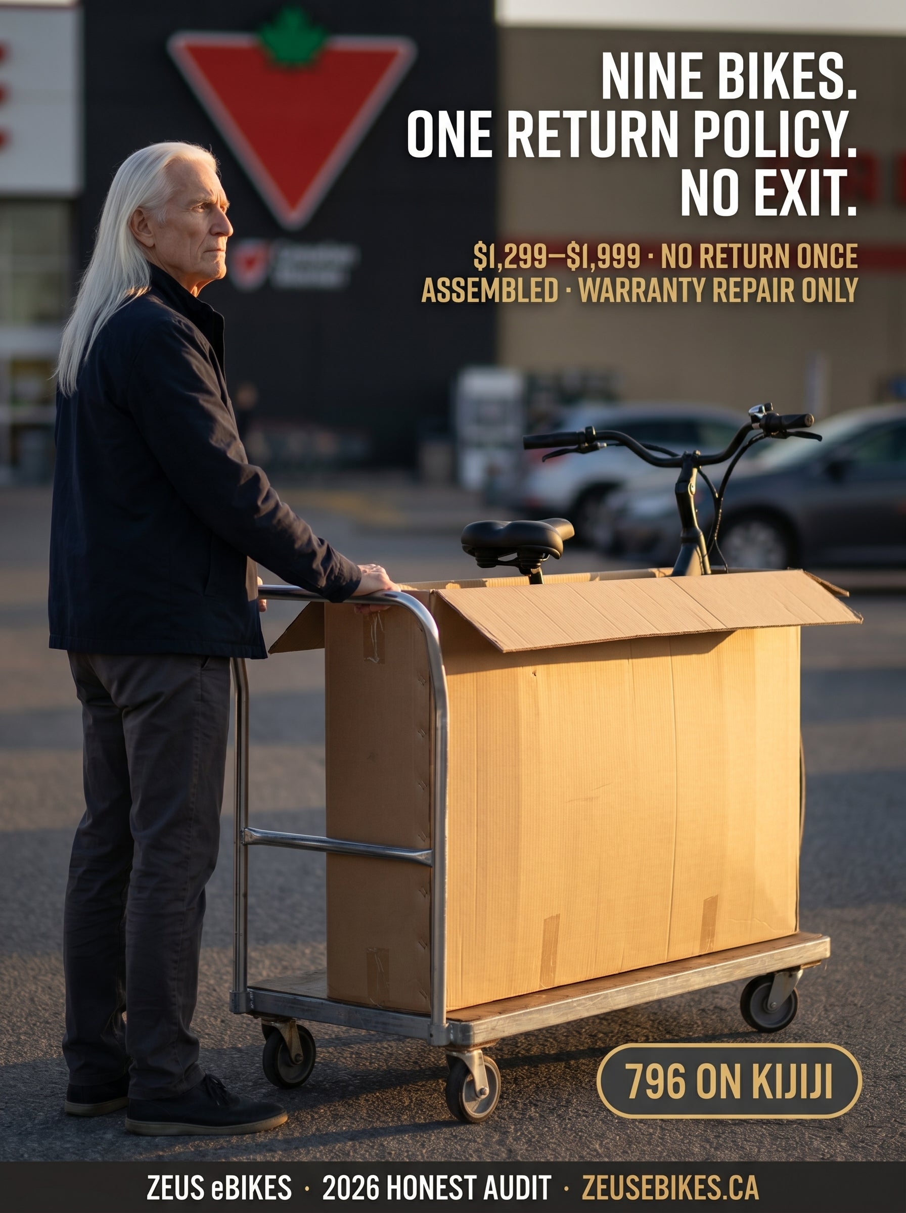 Canadian Tire eBikes Canada (2026): The Honest Audit of Every Model — and 5 Zeus Alternatives Under 500W