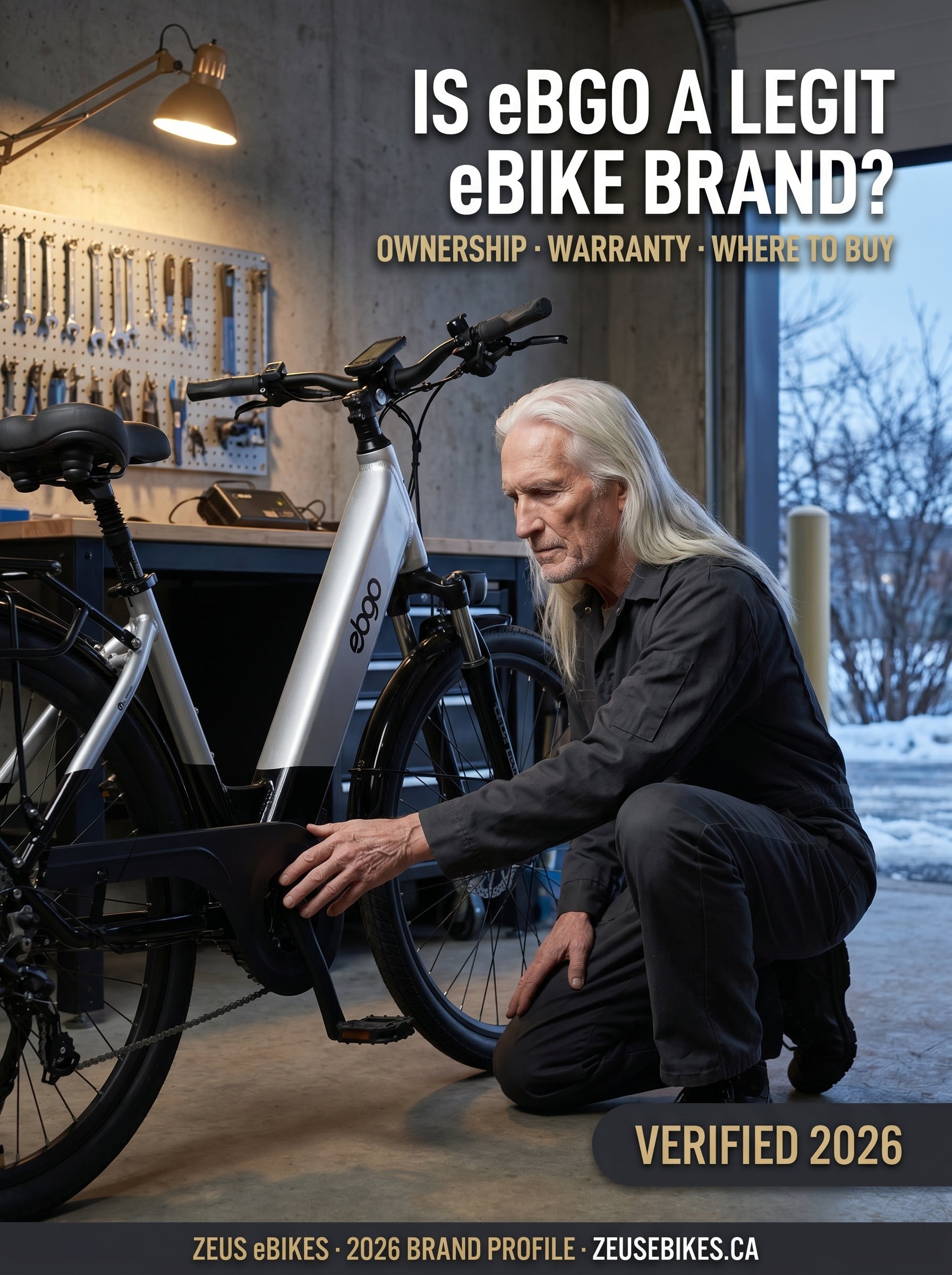 Zeus eBikes verified brand profile of eBGO eBikes Canada 2026 — is eBGO a legit eBike brand? Ownership, warranty, where to buy