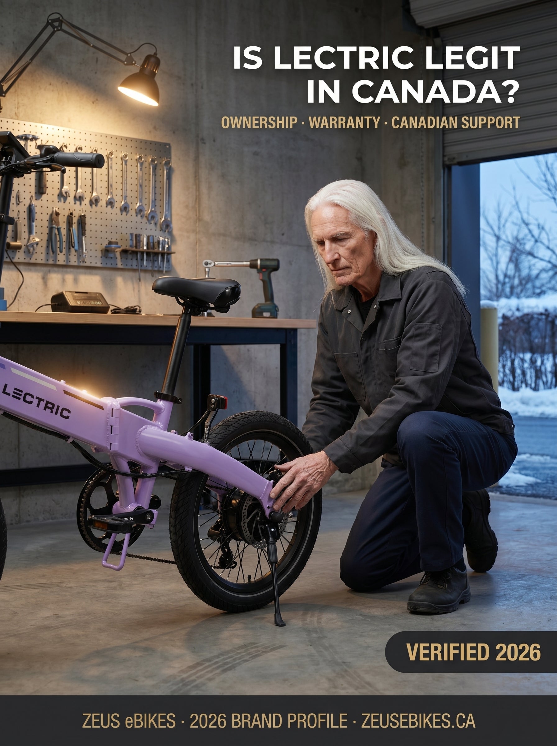Zeus eBikes verified brand profile of Lectric eBikes Canada 2026 — is Lectric legit in Canada? Ownership, warranty, Canadian support