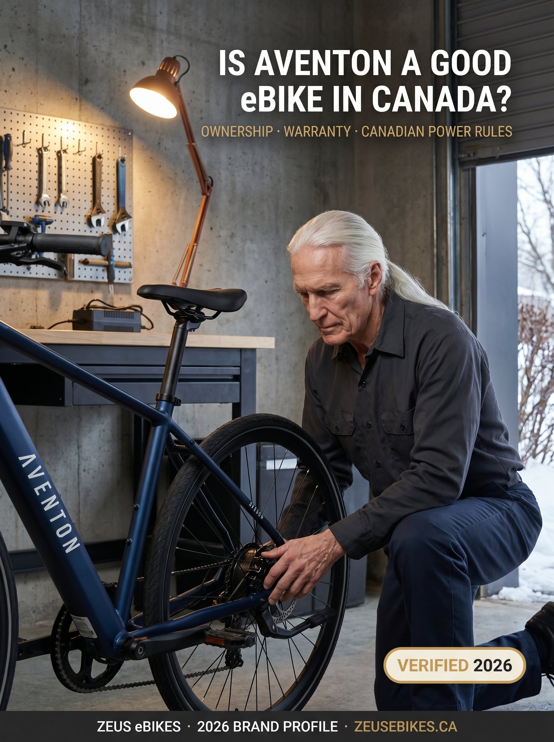 Zeus eBikes verified brand profile of Aventon eBikes Canada 2026 — is Aventon a good eBike in Canada? Ownership, warranty, Canadian power rules