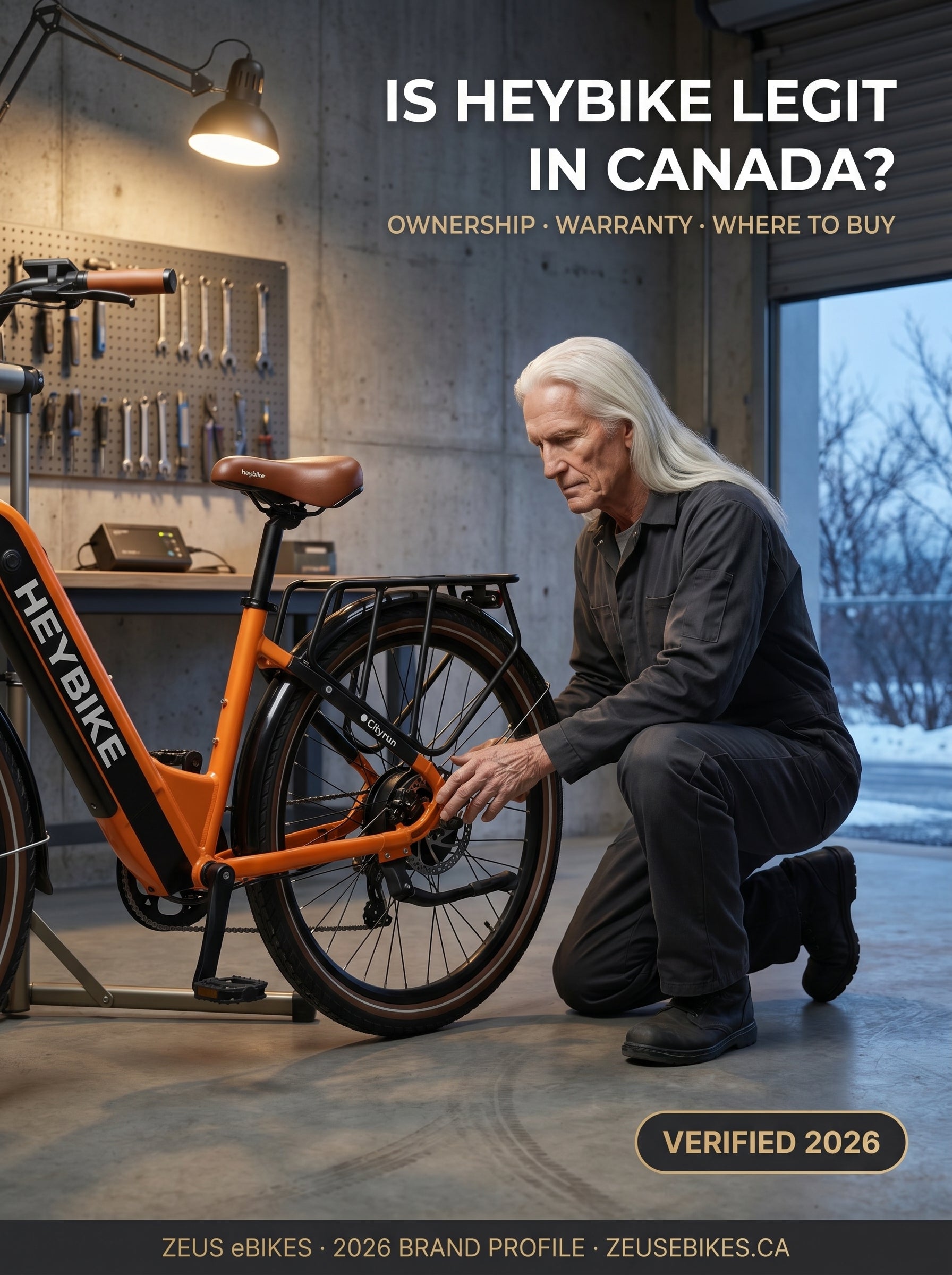 Zeus eBikes verified brand profile of Heybike eBikes Canada 2026 — is Heybike legit in Canada? Ownership, warranty, where to buy