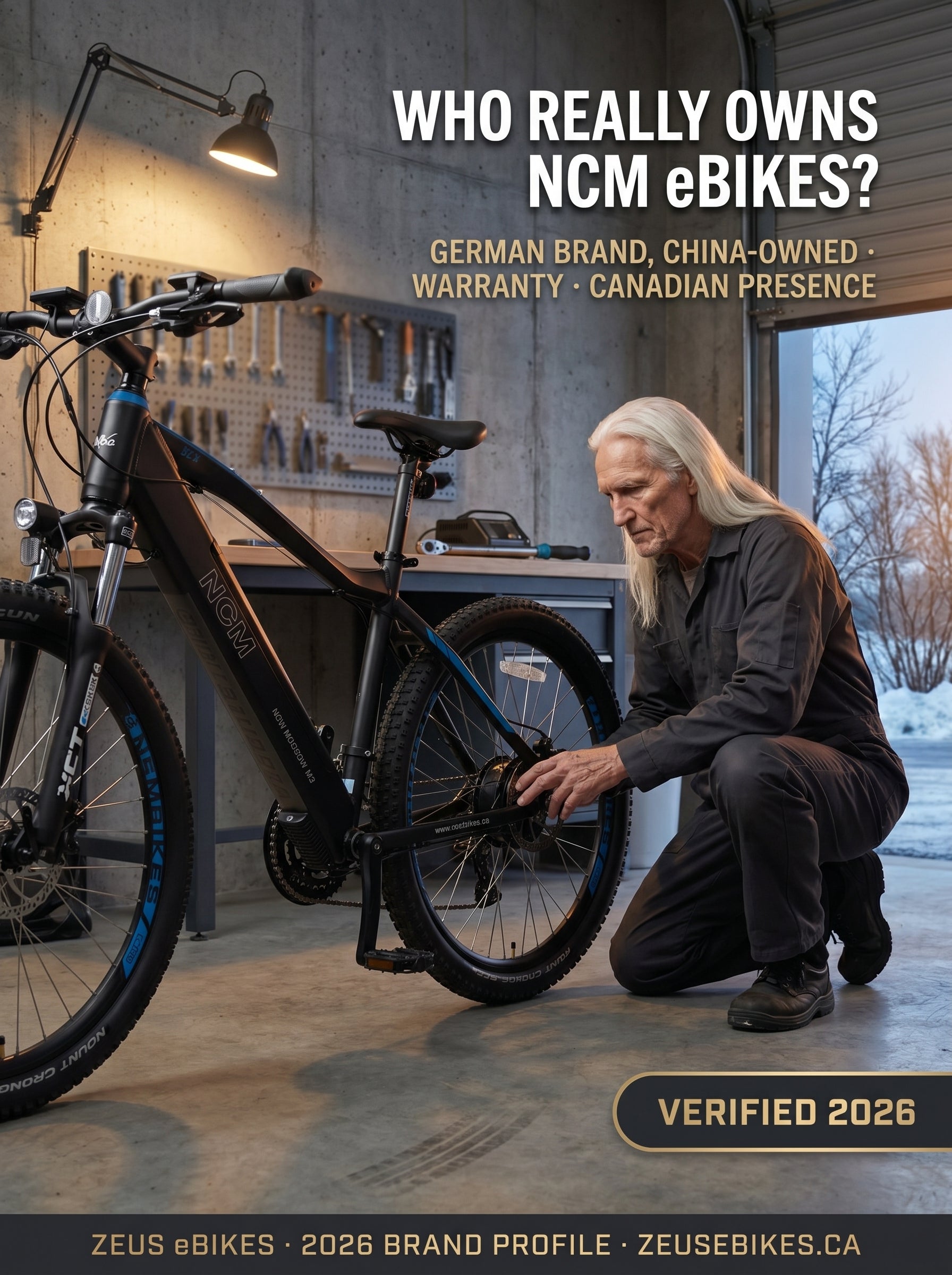 Zeus eBikes verified brand profile of ncm eBikes Canada 2026 — is NCM legit? Ownership, warranty, Canadian presence