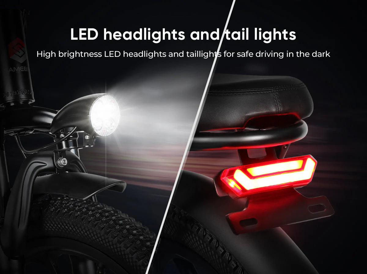 SAMEBIKE CY20 Folding Commuter Electric Bike (350W, 36V 13Ah, 20")