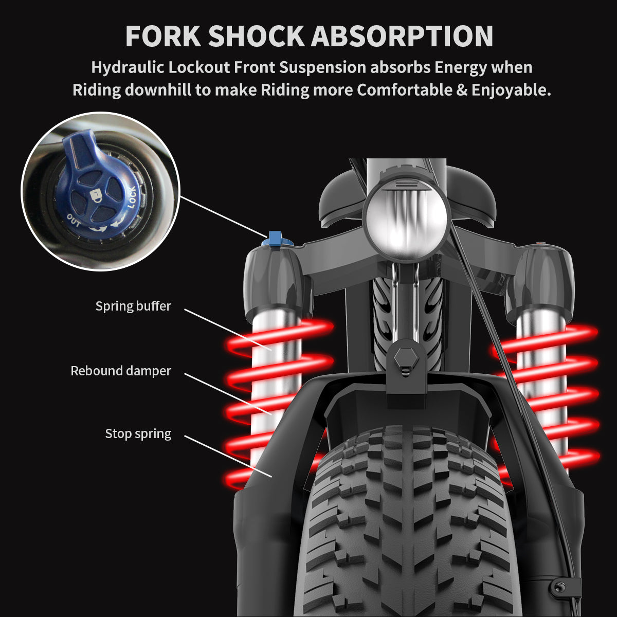 Aostirmotor S18 Fat Tire Mountain Ebike