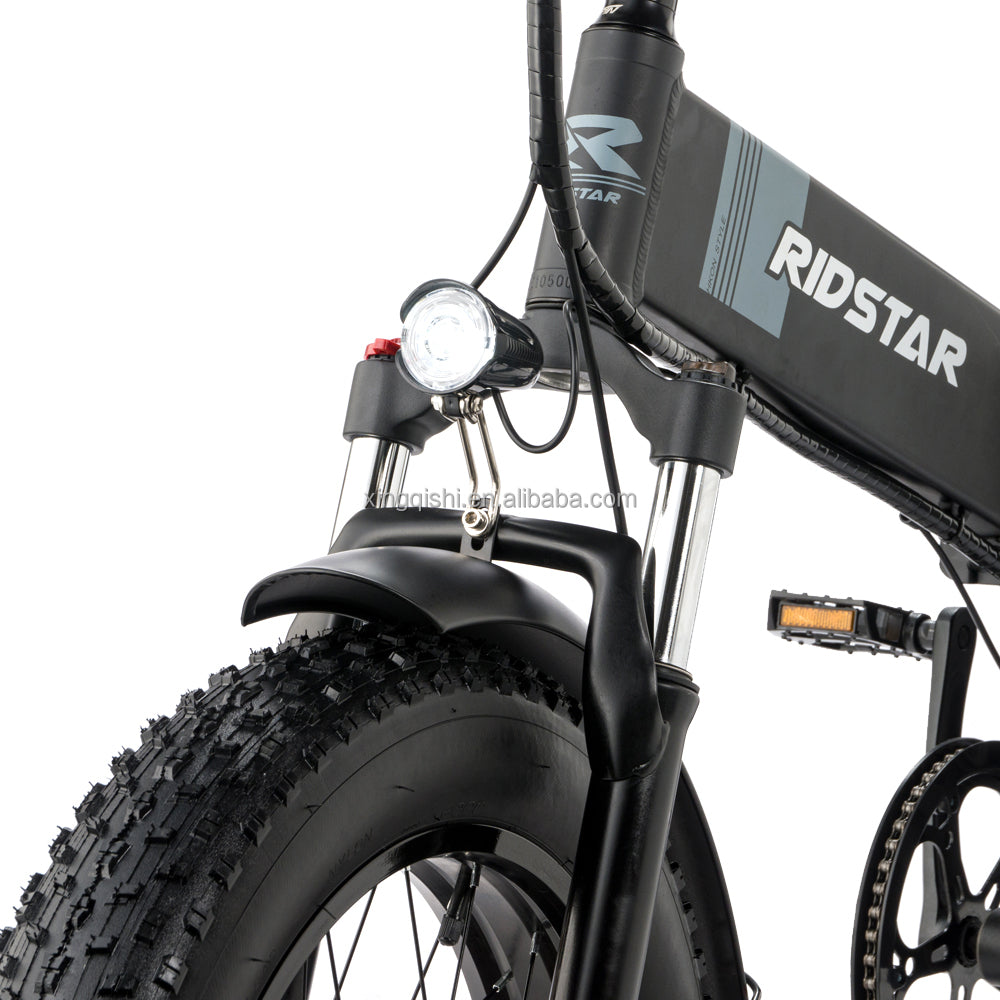 Ridstar H20 1000W Fat Tire Folding Ebike – Zeus Ebikes Canada