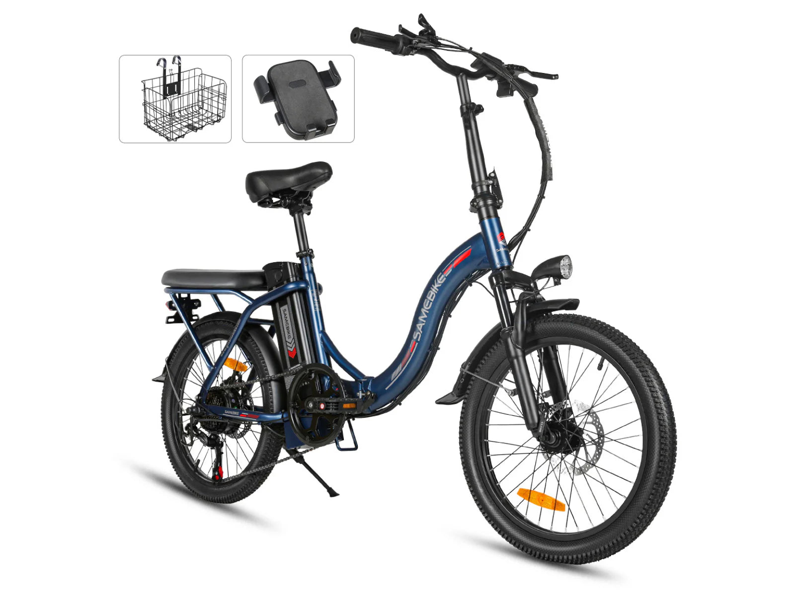 SAMEBIKE CY20 Folding Commuter Electric Bike (350W, 36V 13Ah, 20")