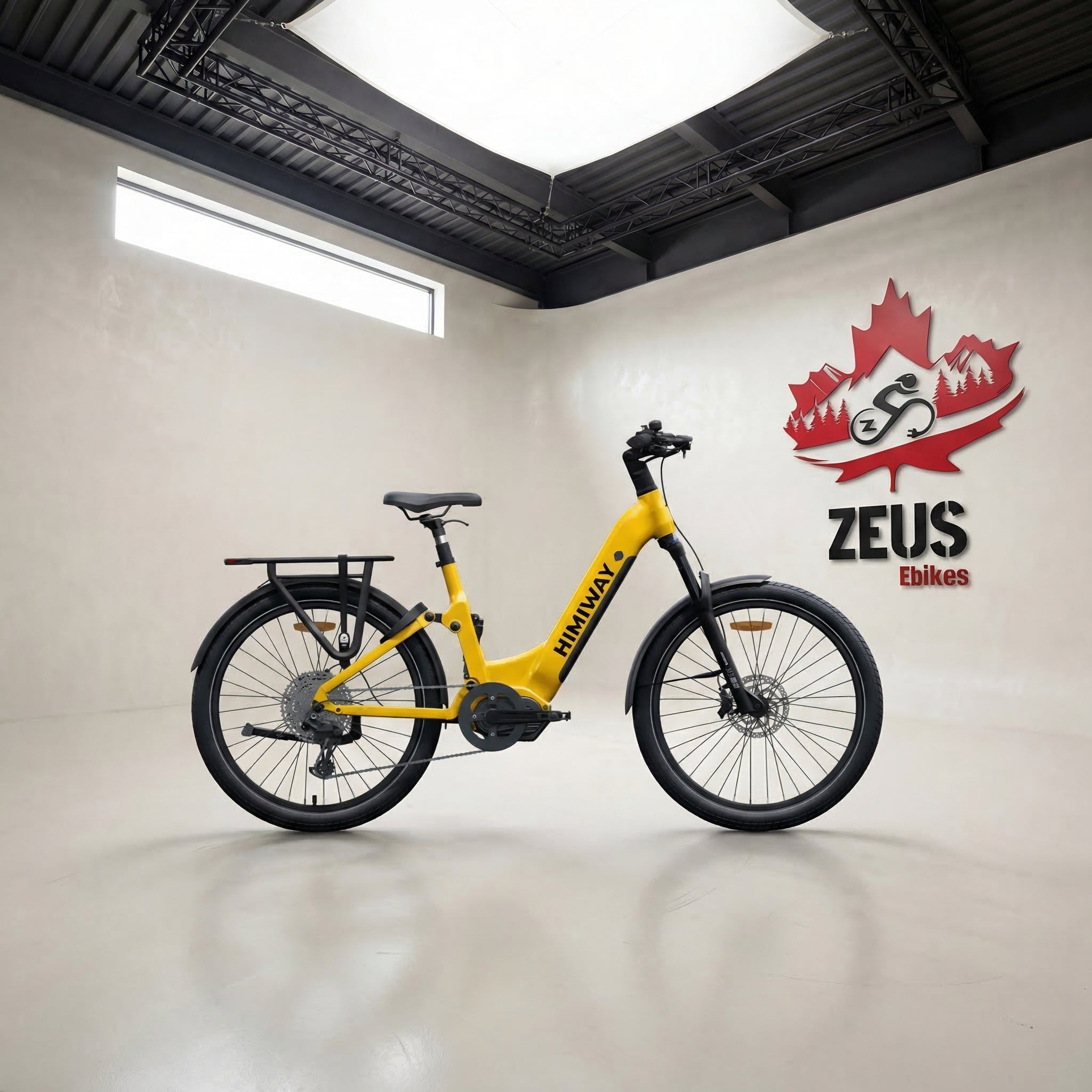 Himiway A7 Pro Mid-Drive Full Suspension Step-Thru eBike – Zeus