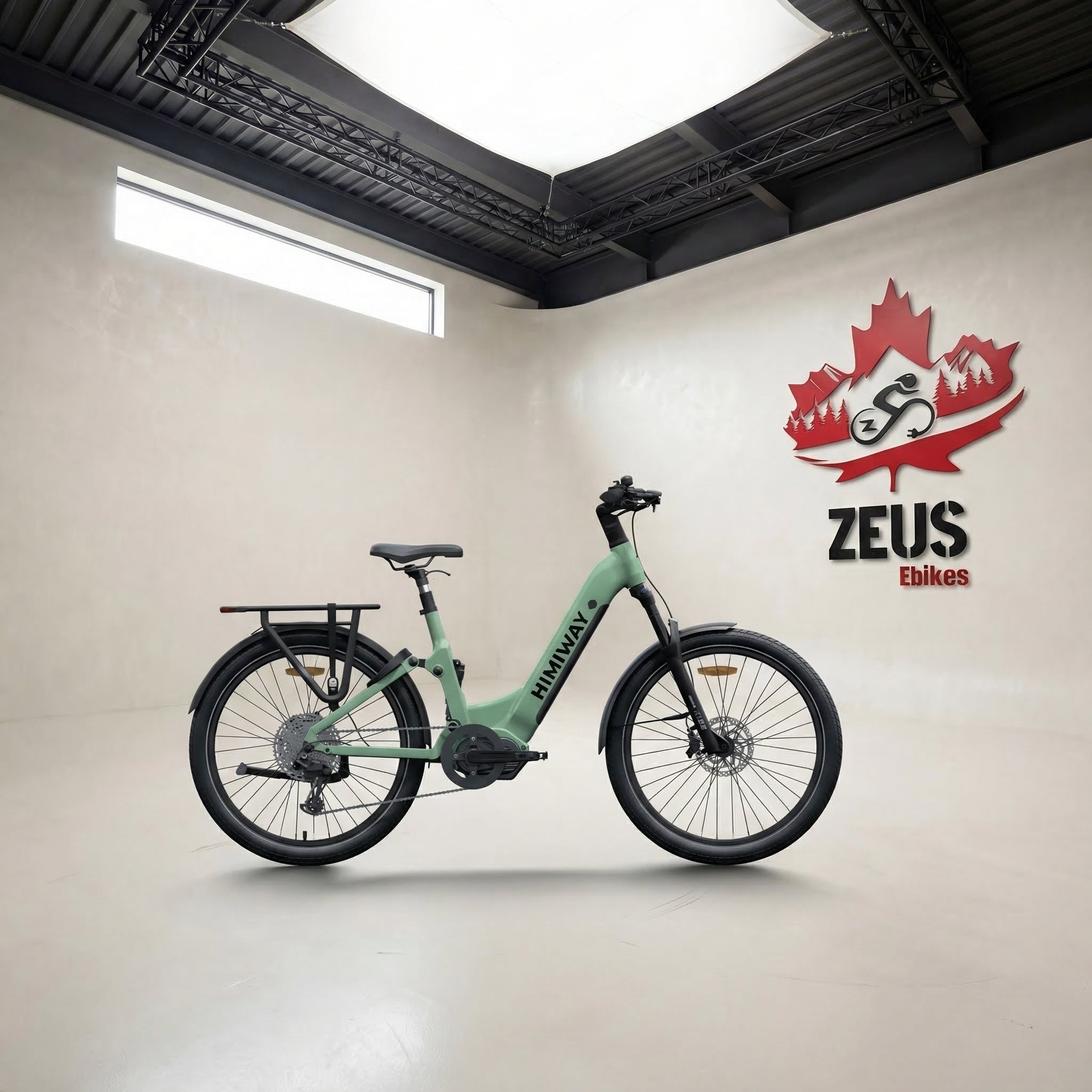 SUPER WAVE ハイブリッド Himiway A7 Pro Mid-Drive Full Suspension Step-Thru eBike – Zeus