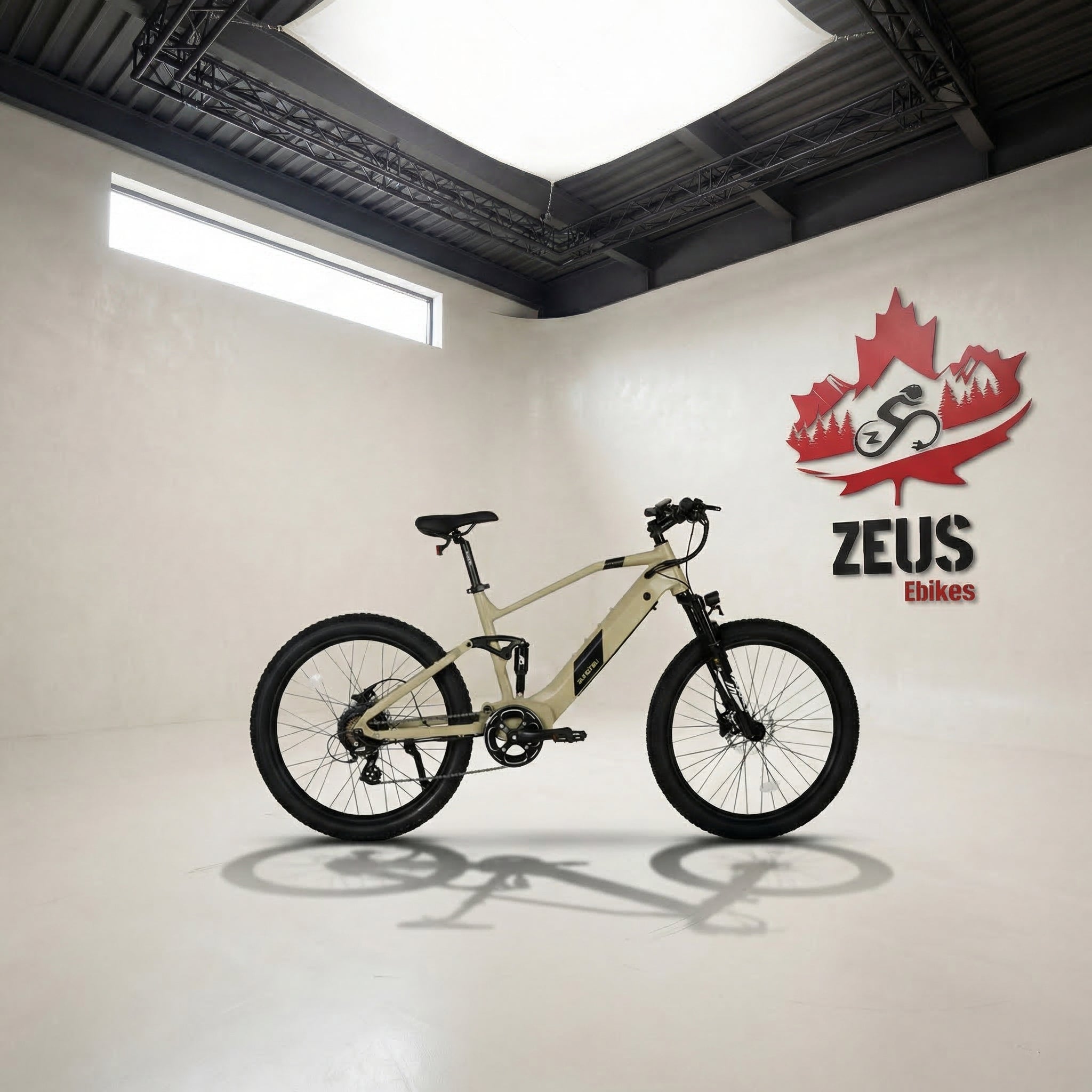 Eunorau Defender Full-Suspension eMTB — 500W, 27.5×3.0 – Zeus