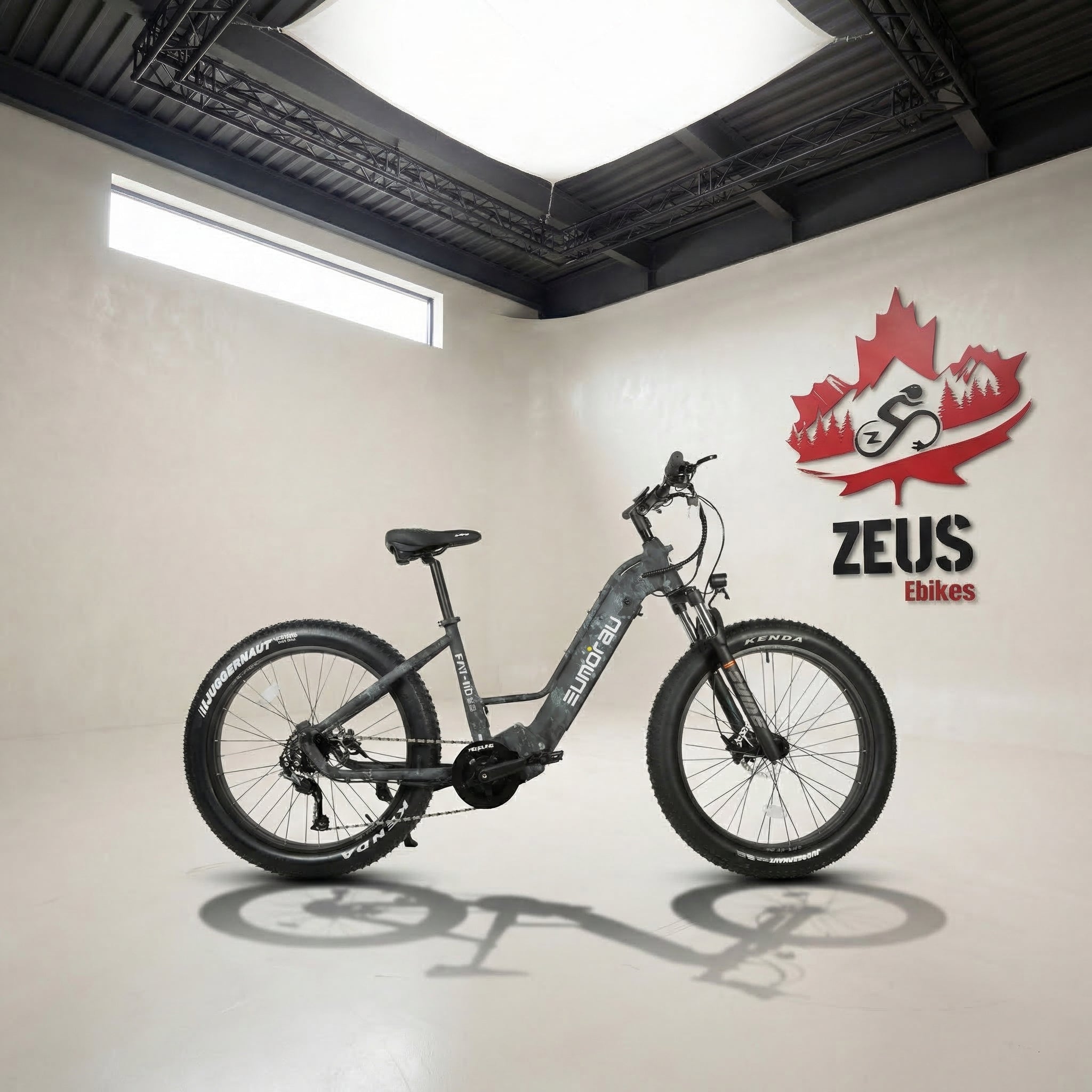 Eunorau FAT-HD 2.0 / Hunter X7 — 1000W Mid-Drive Fat Tire Electric Mountain Bike