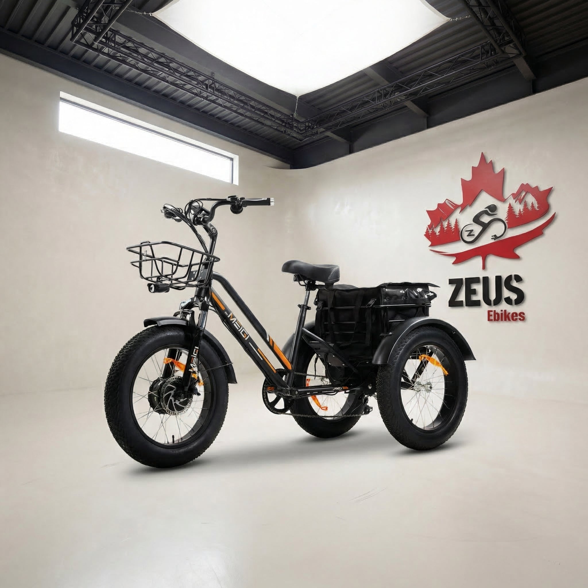 Meigi Zeus Fat Tire Electric Trike – Zeus Ebikes Canada
