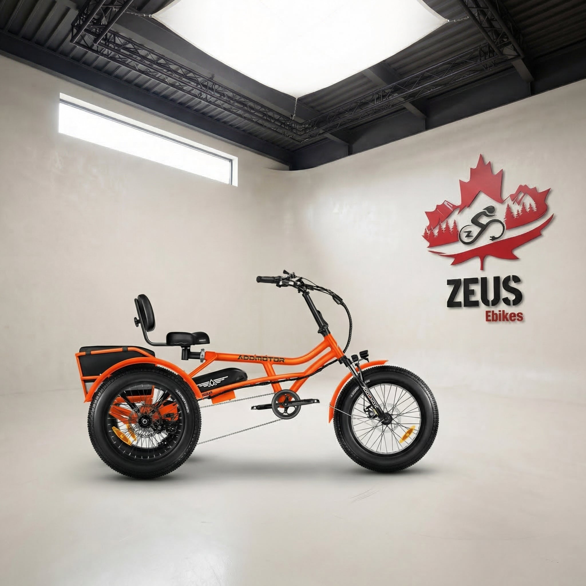 Addmotor Arisetan II M-360 Semi Recumbent Electric Trike – Zeus