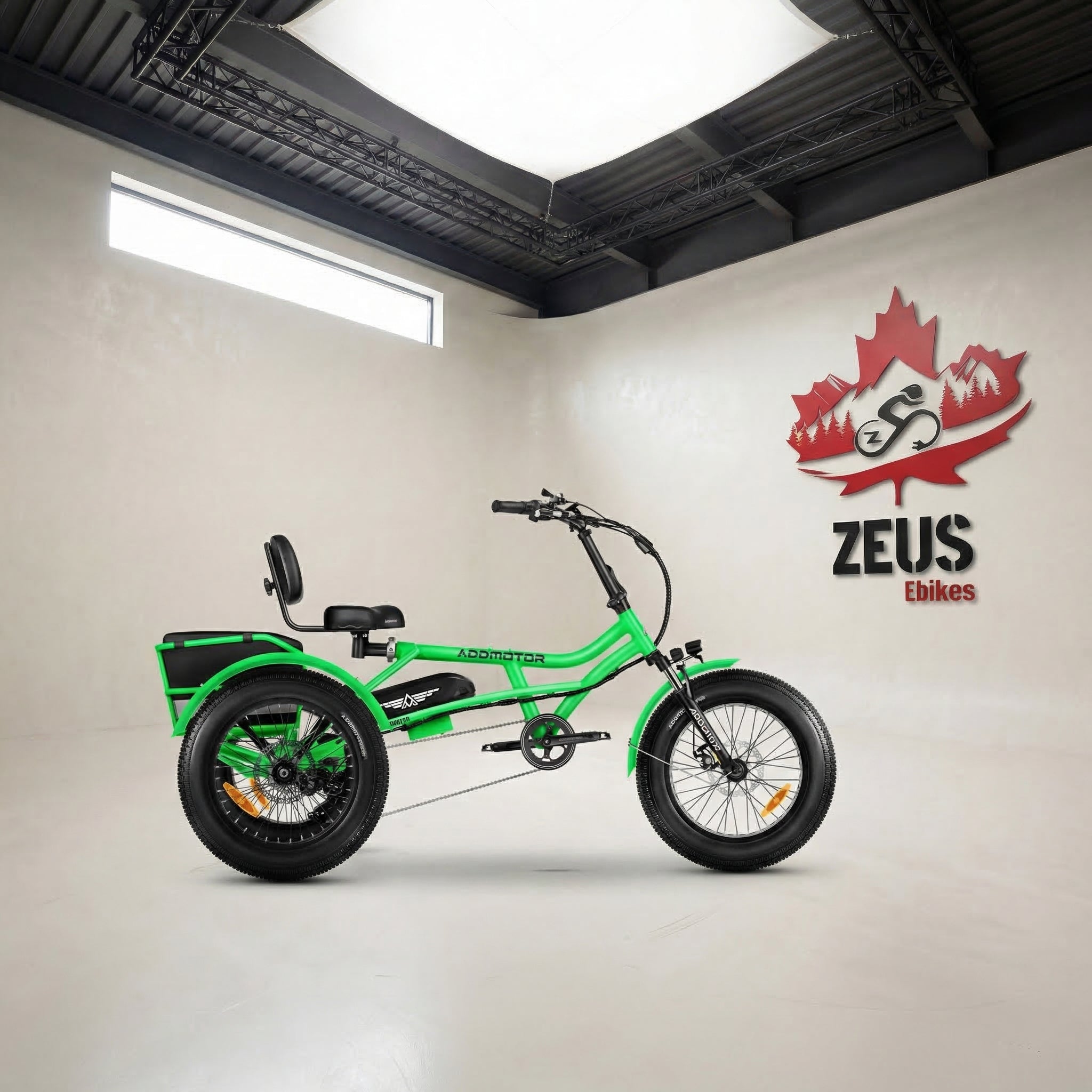 Addmotor Arisetan II M-360 Semi Recumbent Electric Trike – Zeus