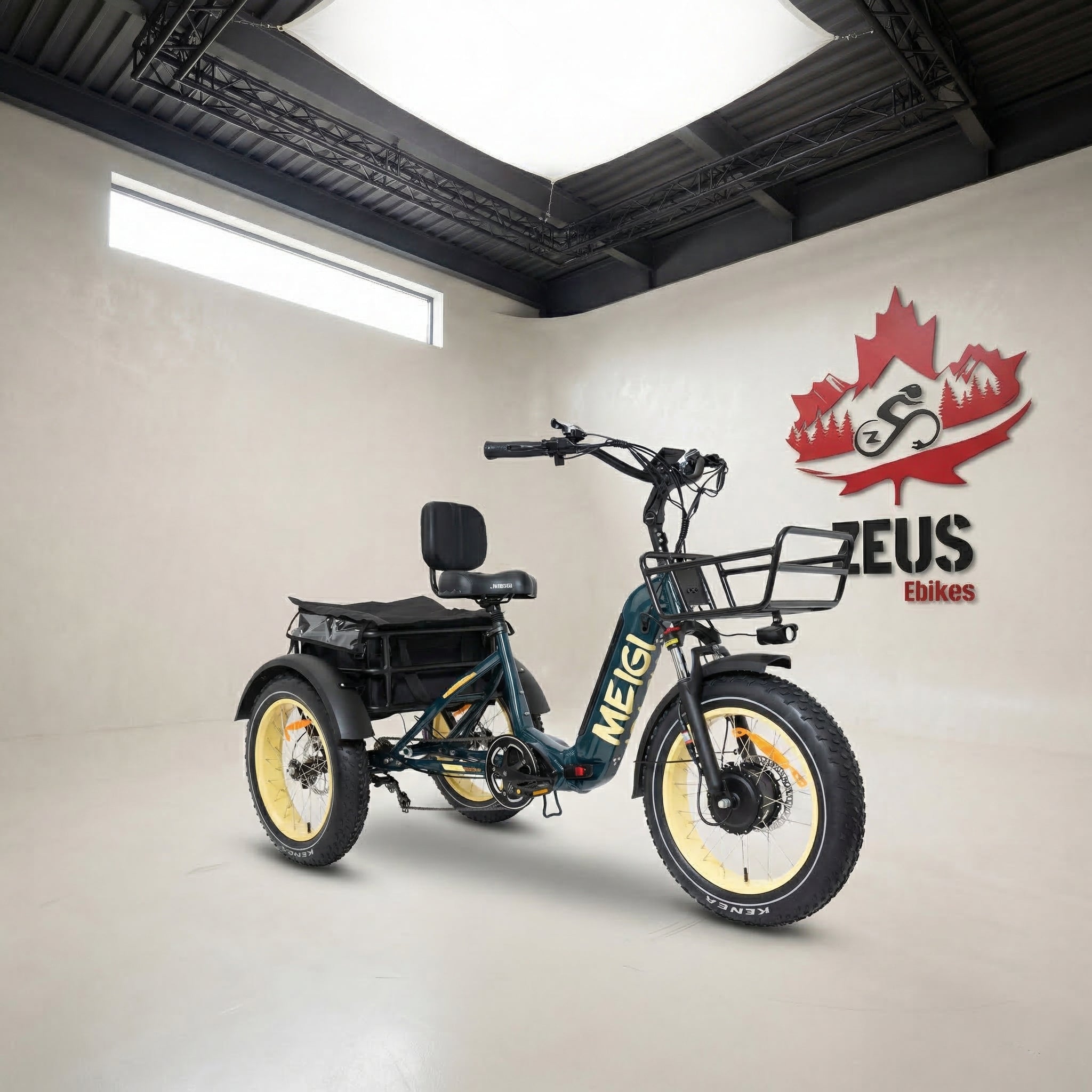 Meigi Silverado Fat Tire Folding Electric Trike