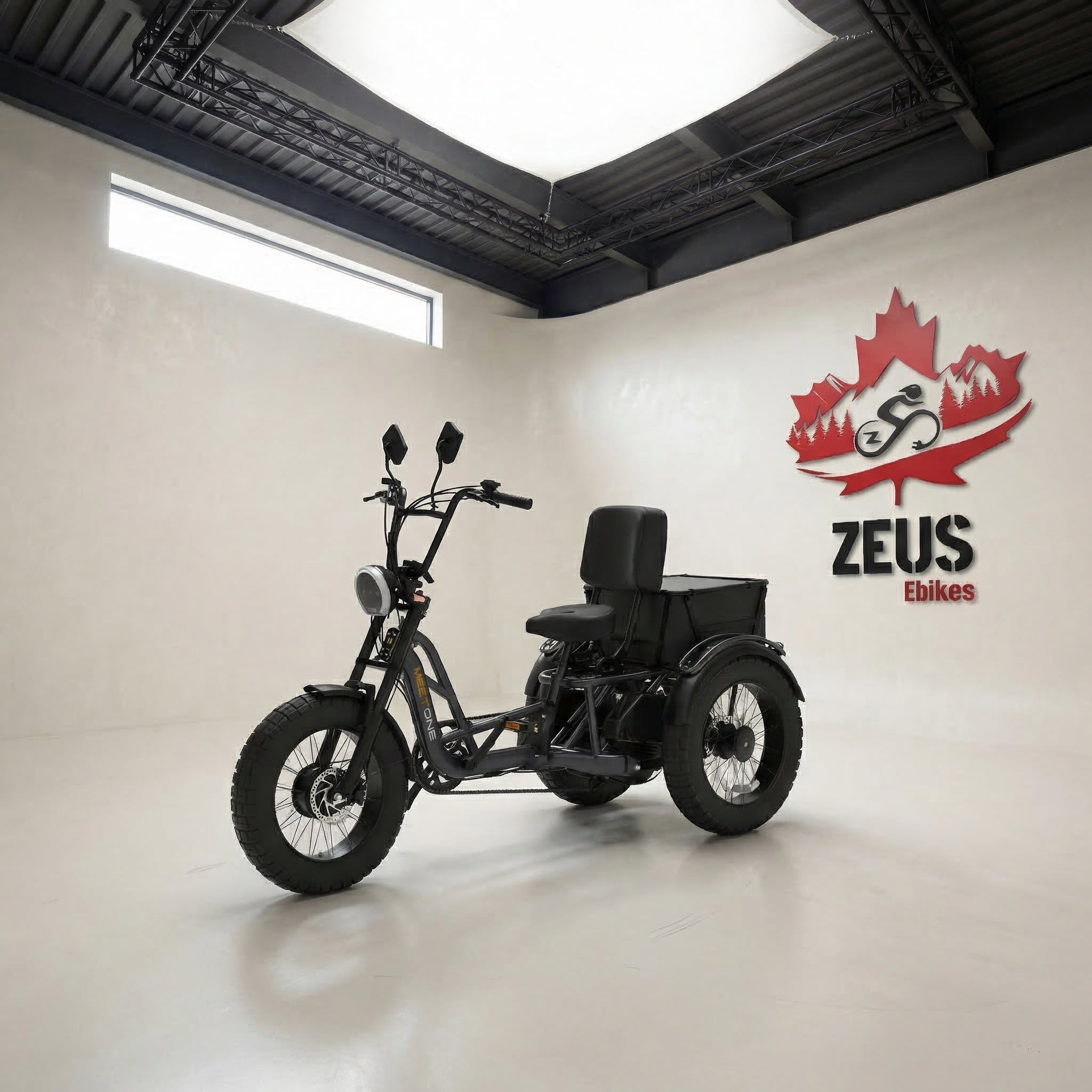 Meet One Tour Dual-Motor Dual-Battery Electric Trike (AWD)