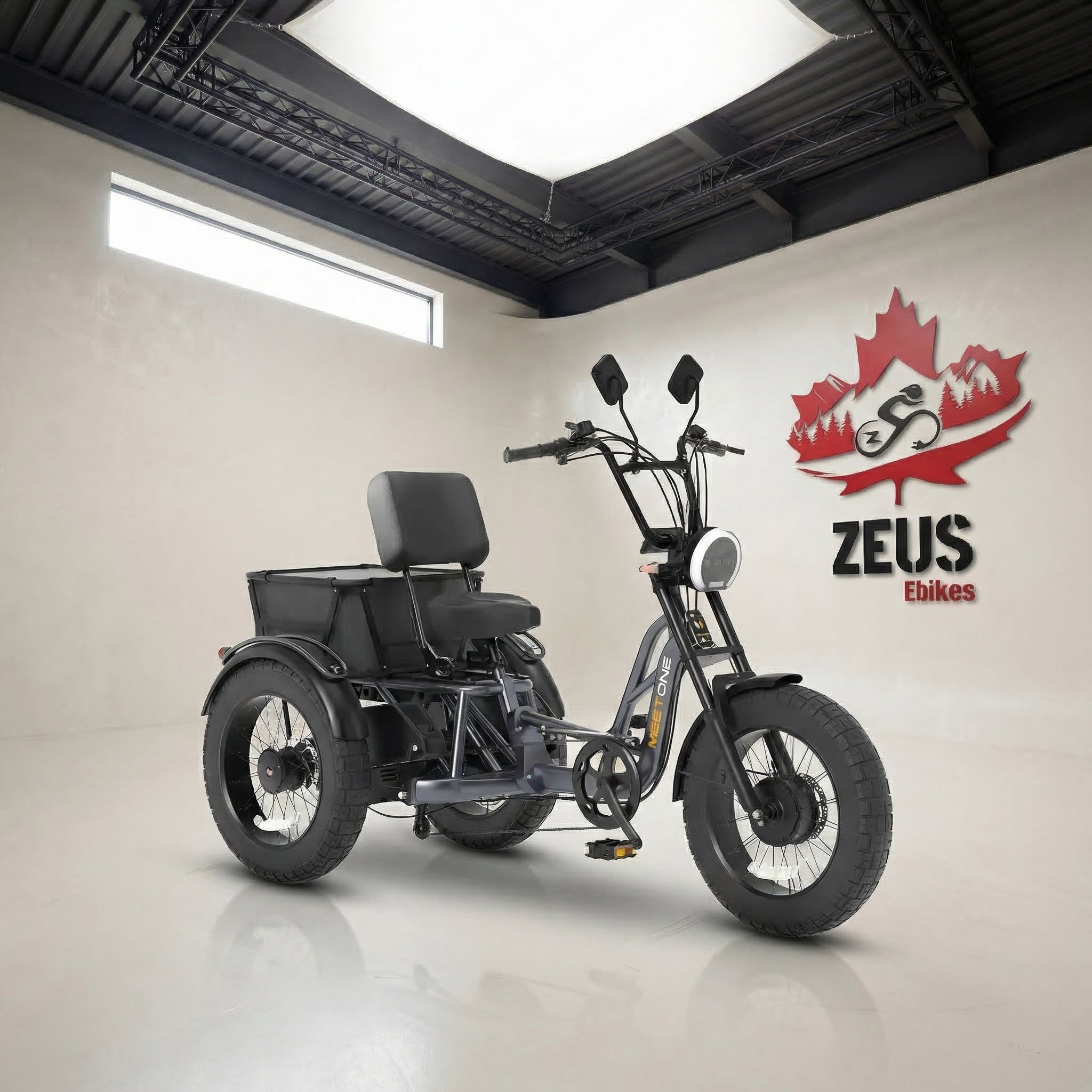 Meet One Tour Dual-Motor Dual-Battery Electric Trike (AWD)