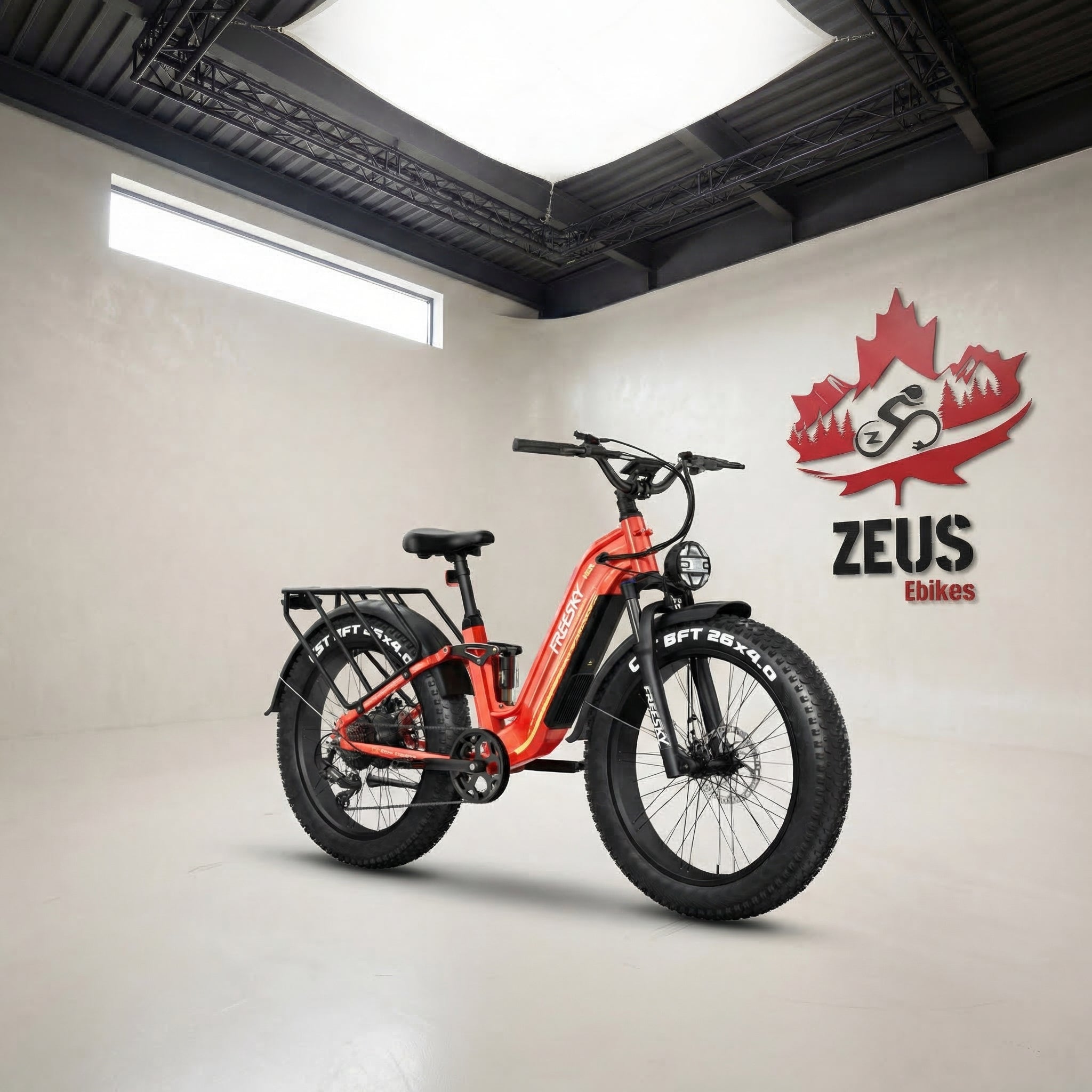 FREESKY Wild Cat Ultra A-340 – Full Suspension Step-Thru Fat Tire eBike (48V 25Ah)