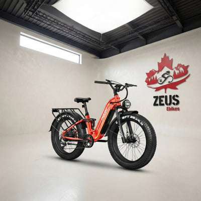 FREESKY Wild Cat Ultra A-340 – Full Suspension Step-Thru Fat Tire eBike (48V 25Ah)