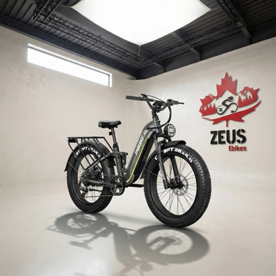 FREESKY Wild Cat Ultra A-340 – Full Suspension Step-Thru Fat Tire eBike (48V 25Ah)
