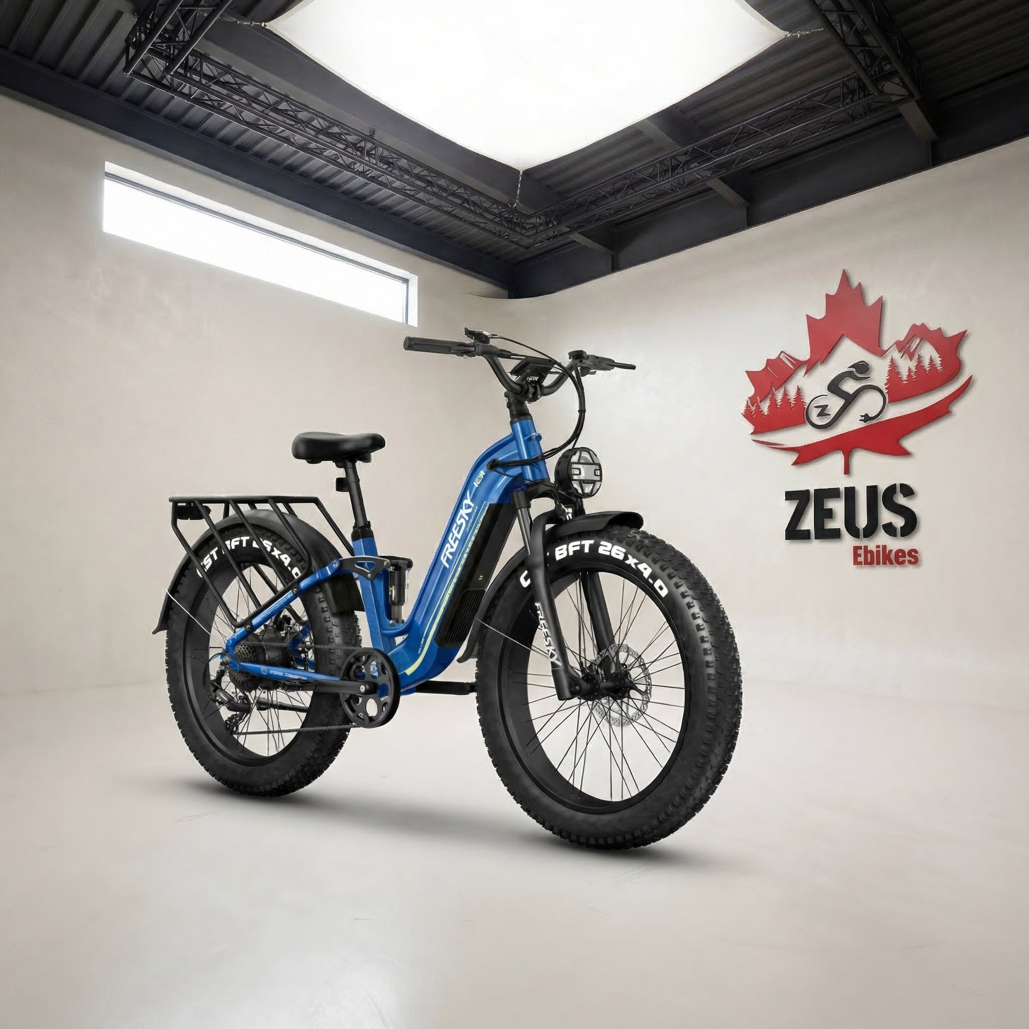 FREESKY Wild Cat Ultra A-340 – Full Suspension Step-Thru Fat Tire eBike (48V 25Ah)