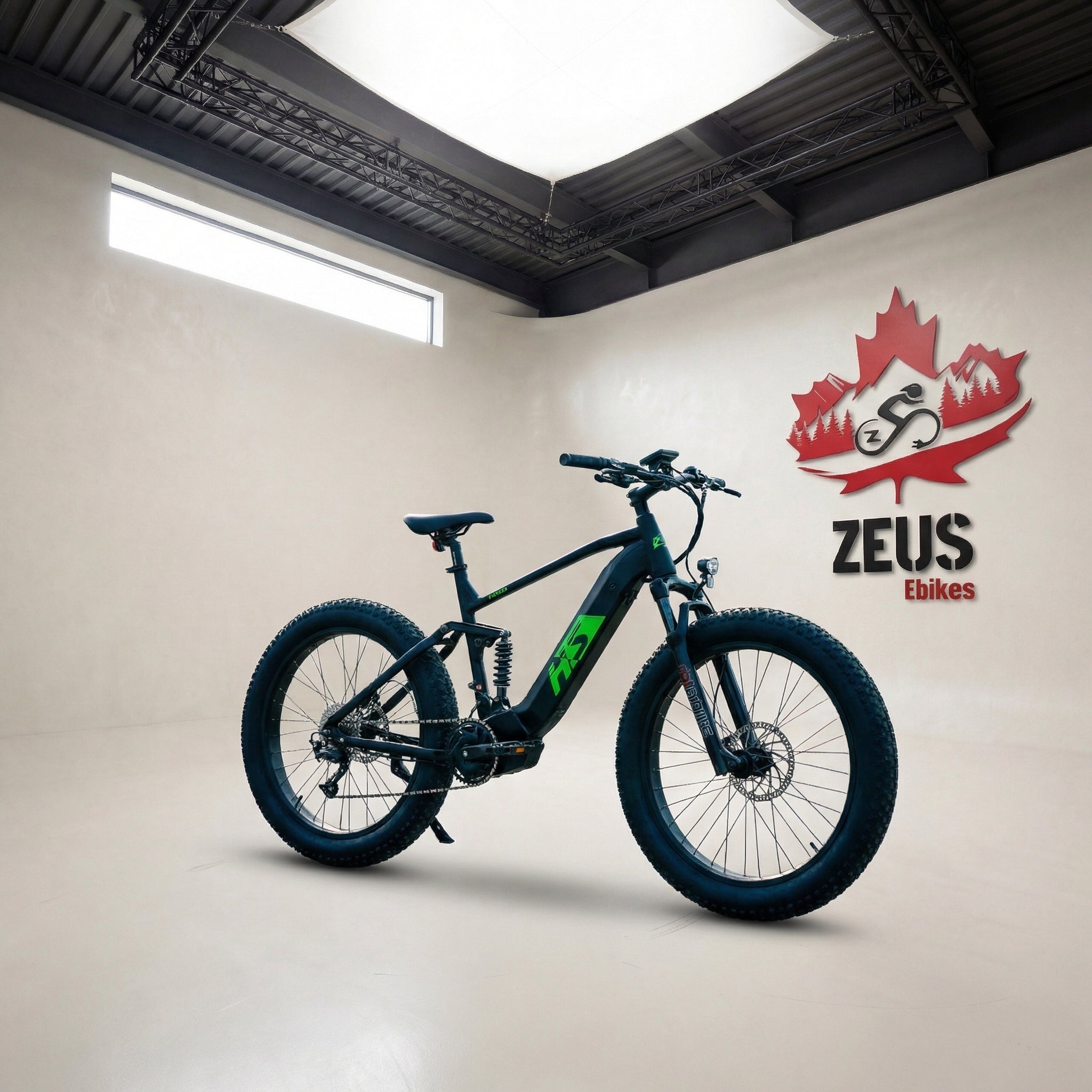 nanao Eunorau Flash 1000W eBike — Mid-Drive 220Nm, AWD & Rear | Zeus