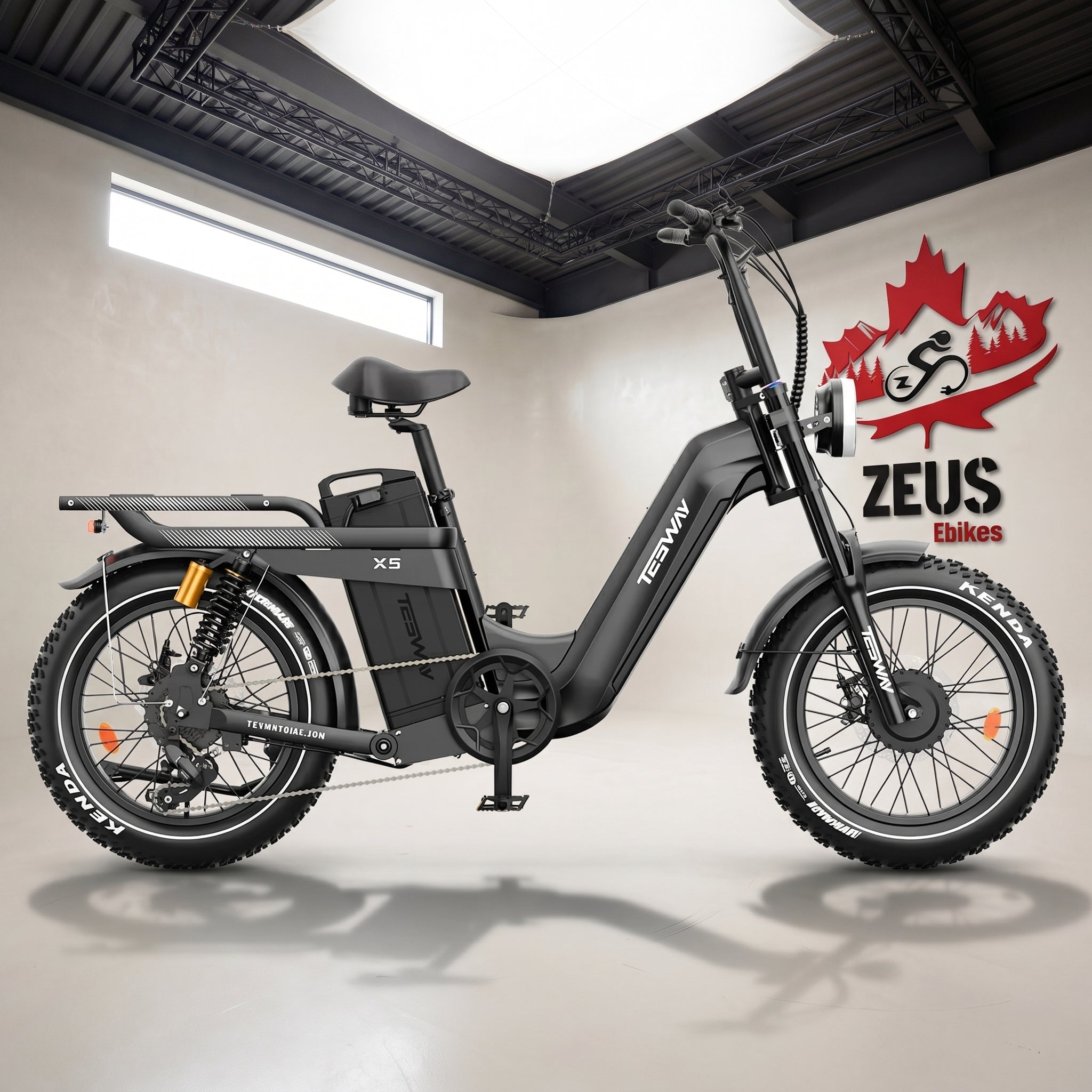 Tesway X5 AWD Step-Thru Dual-Motor eBike — 3,120 Wh | Zeus eBikes