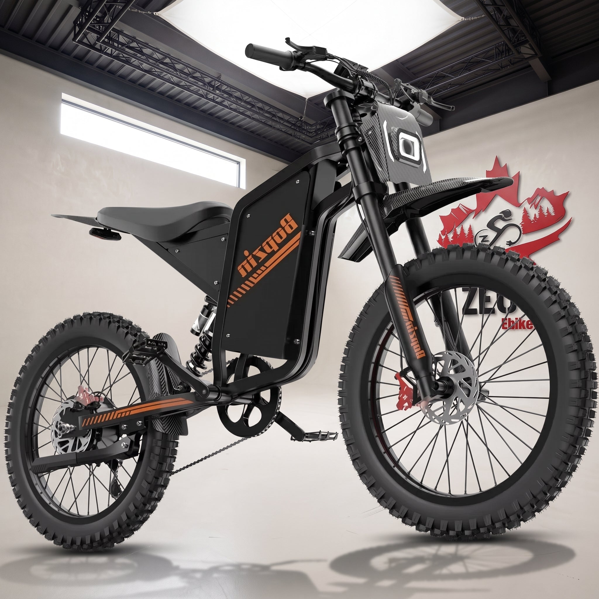 YVY Q8 Long Range Electric Motorbike — 60V, 2,100 Wh