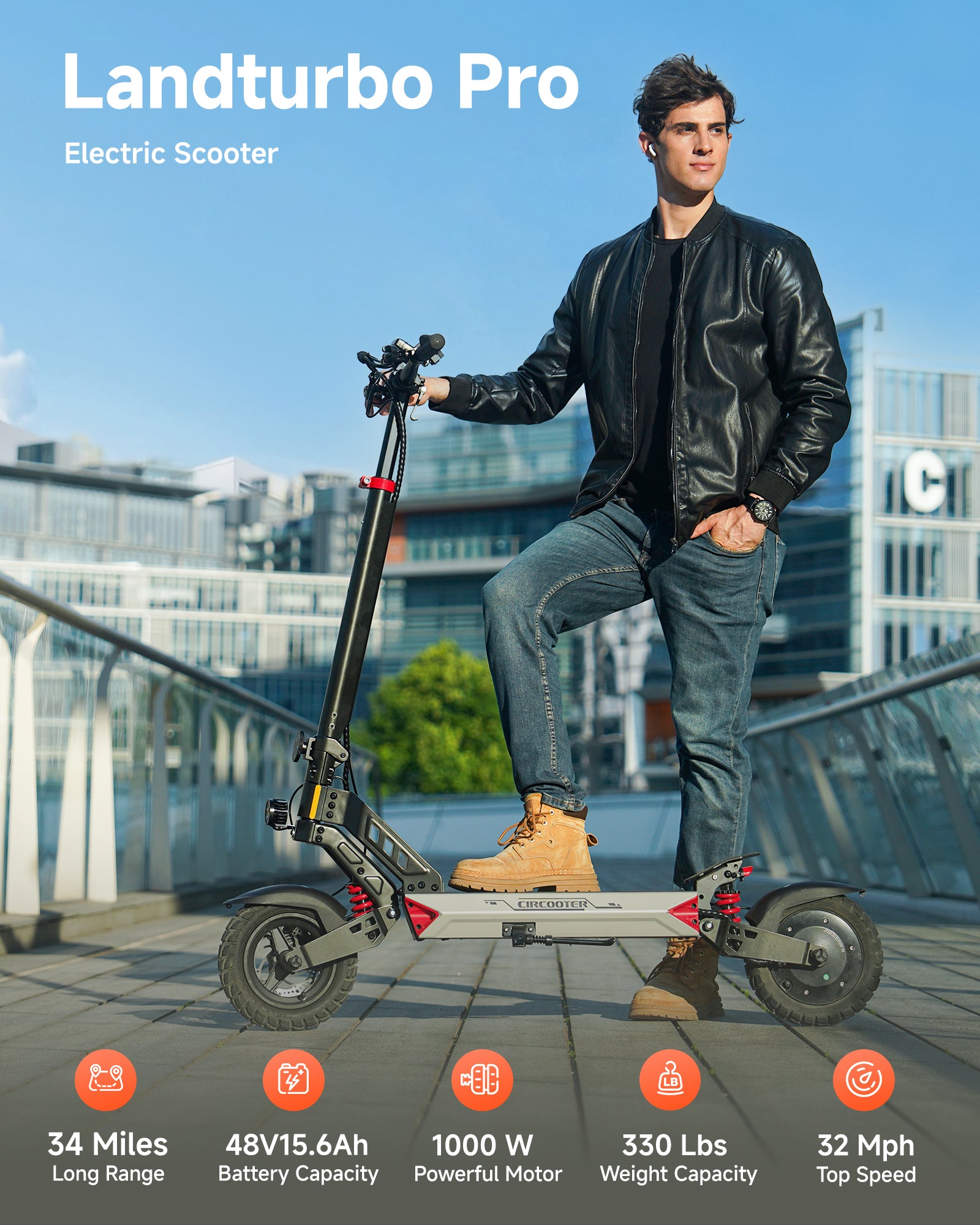 Circooter Landturbo Pro Off-Road Electric Scooter
