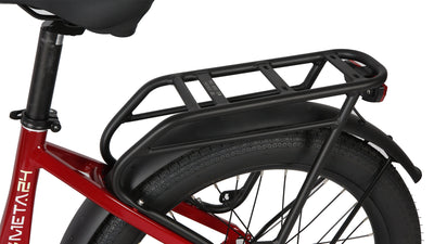 Eunorau Meta 24 step-through commuter electric bike — 500W rear hub motor, torque sensor, 48V 720Wh Samsung battery, 24x3.0 Innova tyres, hydraulic disc brakes — Zeus eBikes Canada