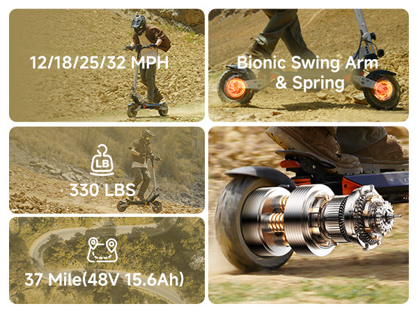 Circooter Landturbo Off-Road 1000W Electric Scooter