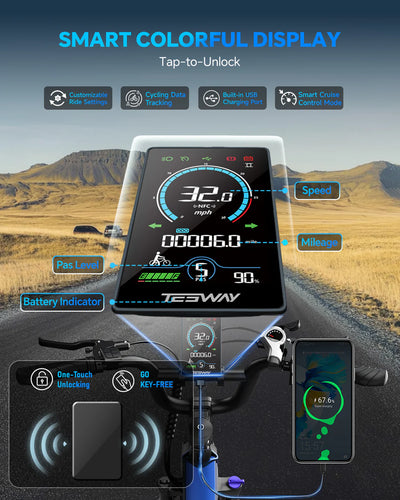 Tesway X7 AWD Dual Motor Electric Bike