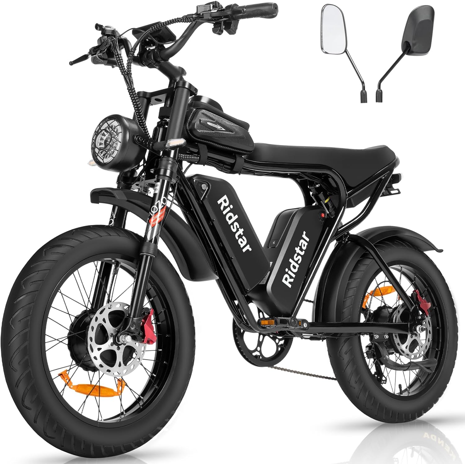 Ridstar Q20 Pro Dual Motor 2000W Retro Ebike ( Back in Stock)