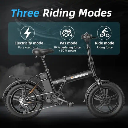 Euybike F6 1000W Folding Ebike