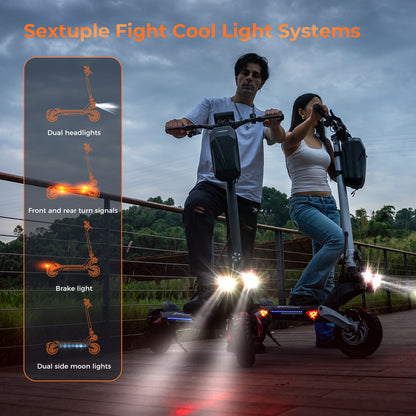 Circooter Raptor Pro Off-Road 1600W Dual Motor E-Scooter