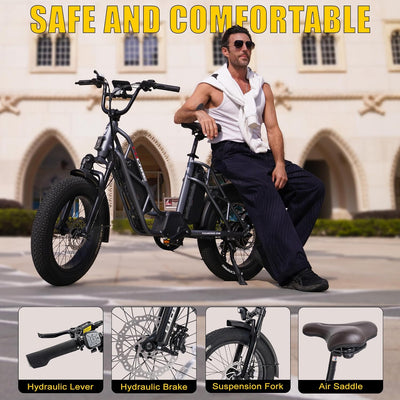 Fucare Gemini Dual Battery 1000W Ebike (Pre-Order, clearing customs now)