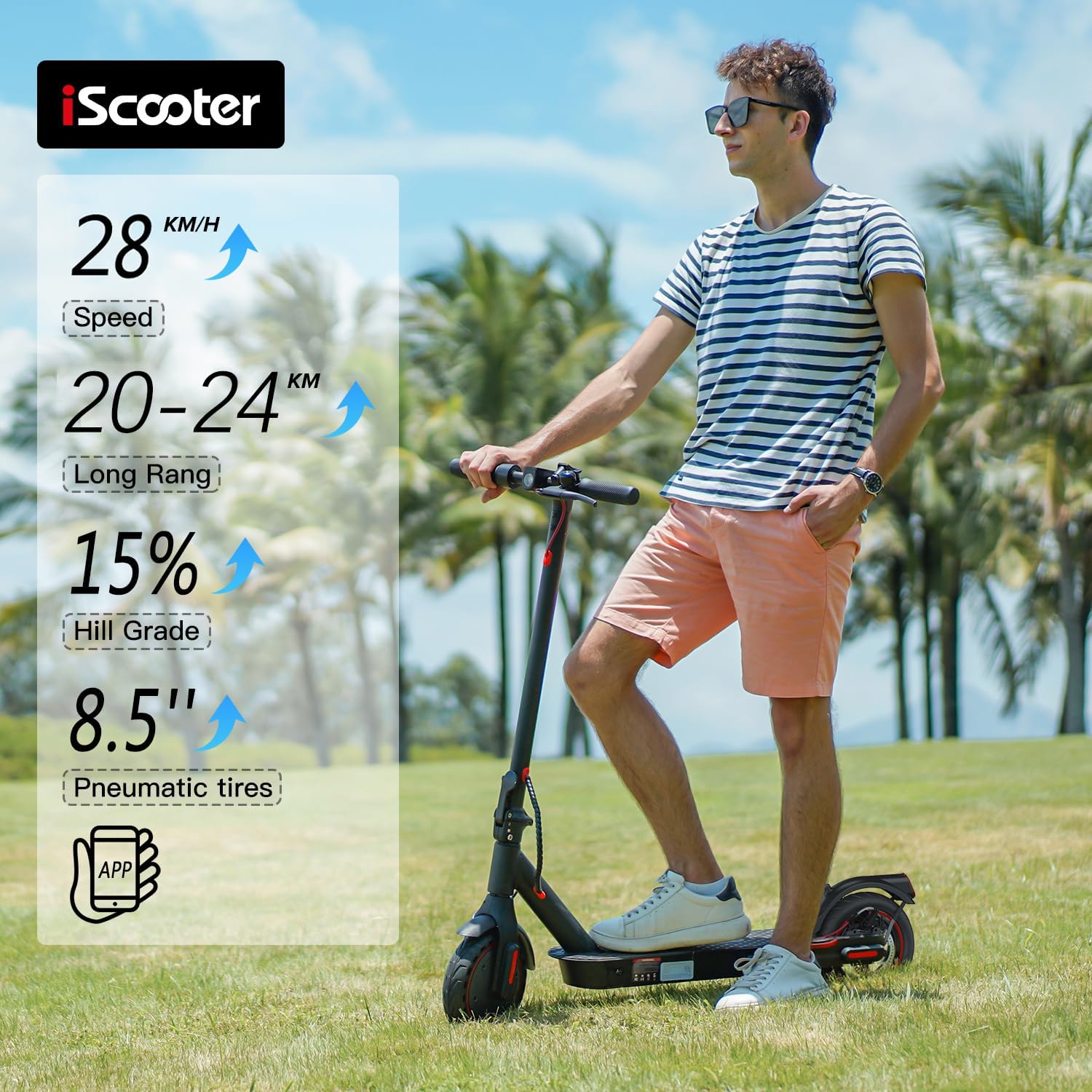 Iscooter i9 Foldable 350W Escooter